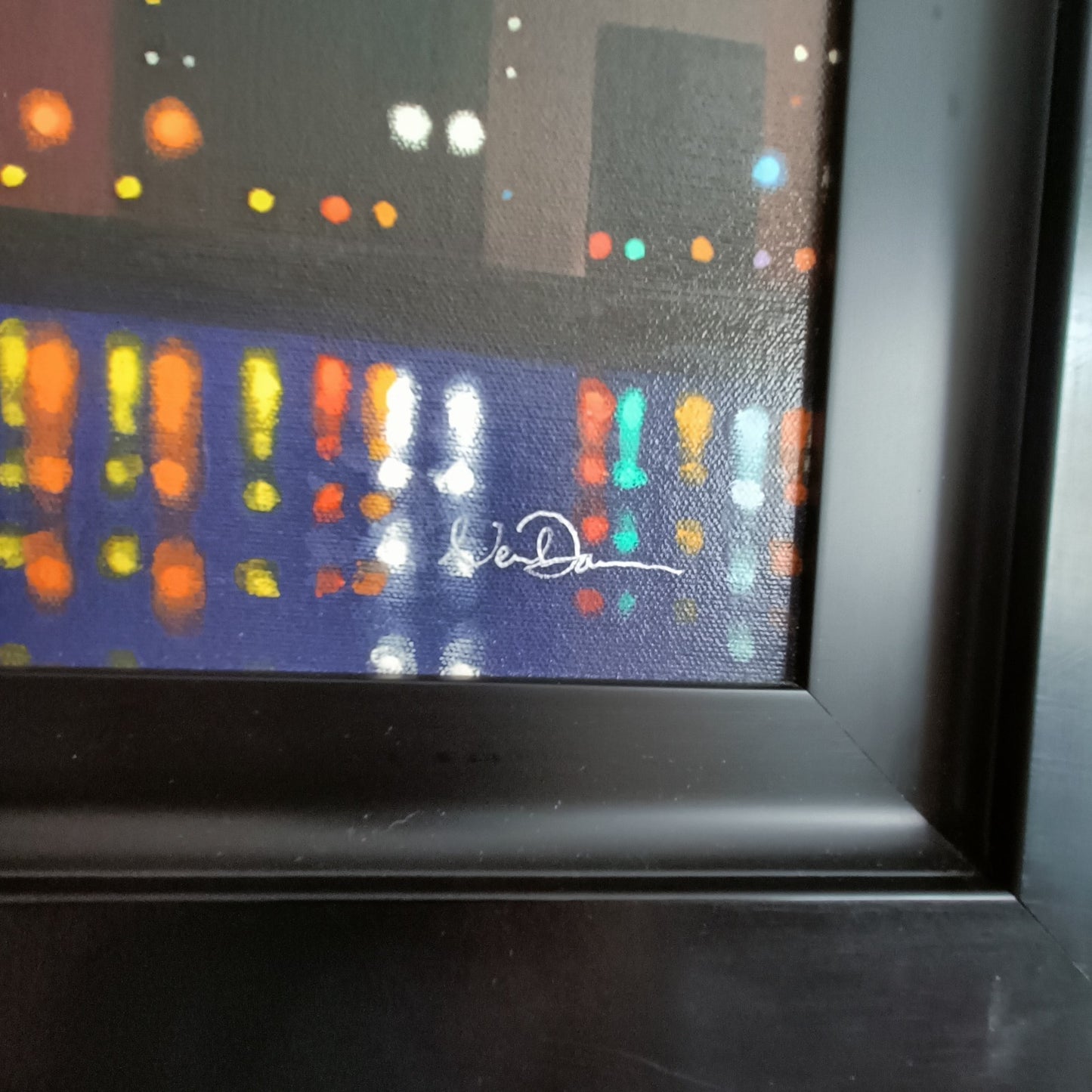 Signed Neil Dawson limited edition print of Twilight at Tower Bridge, numbered 48 of 150, by Curated Treasures.