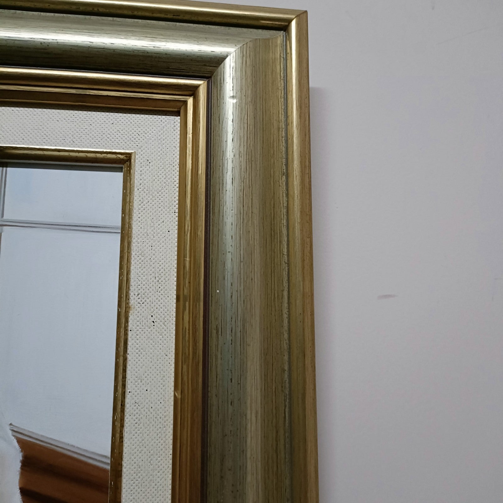 Framed signed oil painting of a ballerina by the window, artwork by Marisa Mallol, displayed in a decorative frame.