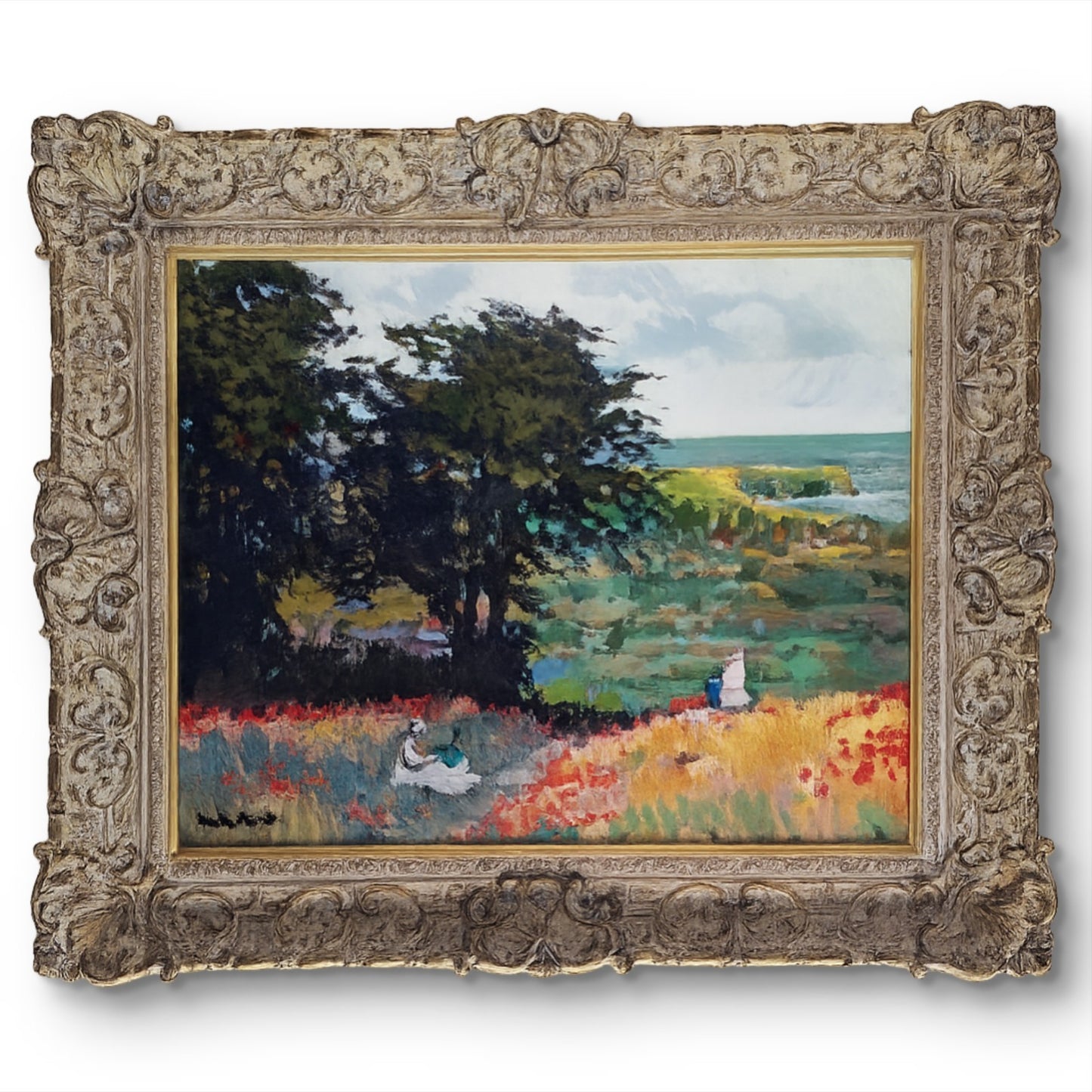 JOHN MYATT (AFTER CLAUDE MONET) Ltd Edition Print “The Coast Beyond Trouville"