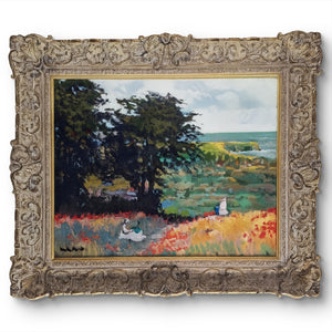 JOHN MYATT (AFTER CLAUDE MONET) Ltd Edition Print “The Coast Beyond Trouville"
