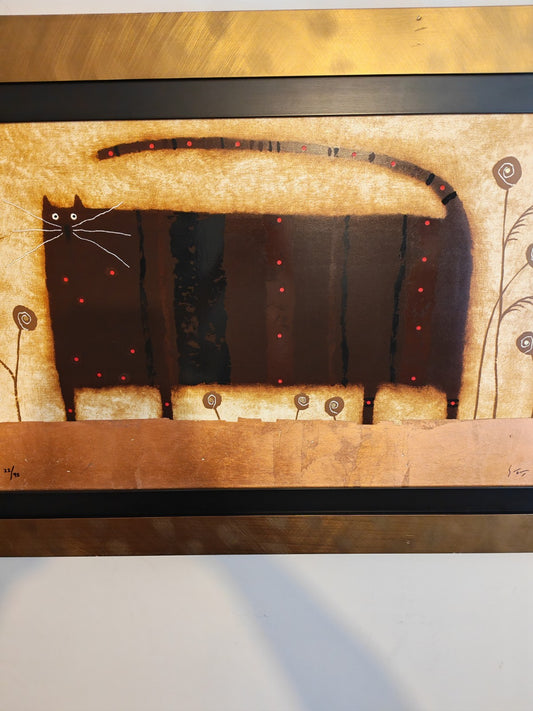 GOVINDER NAZRAN (1964–2008) Signed Limited Edition “Ruby Tuesday" 22/95 - Curated Treasures