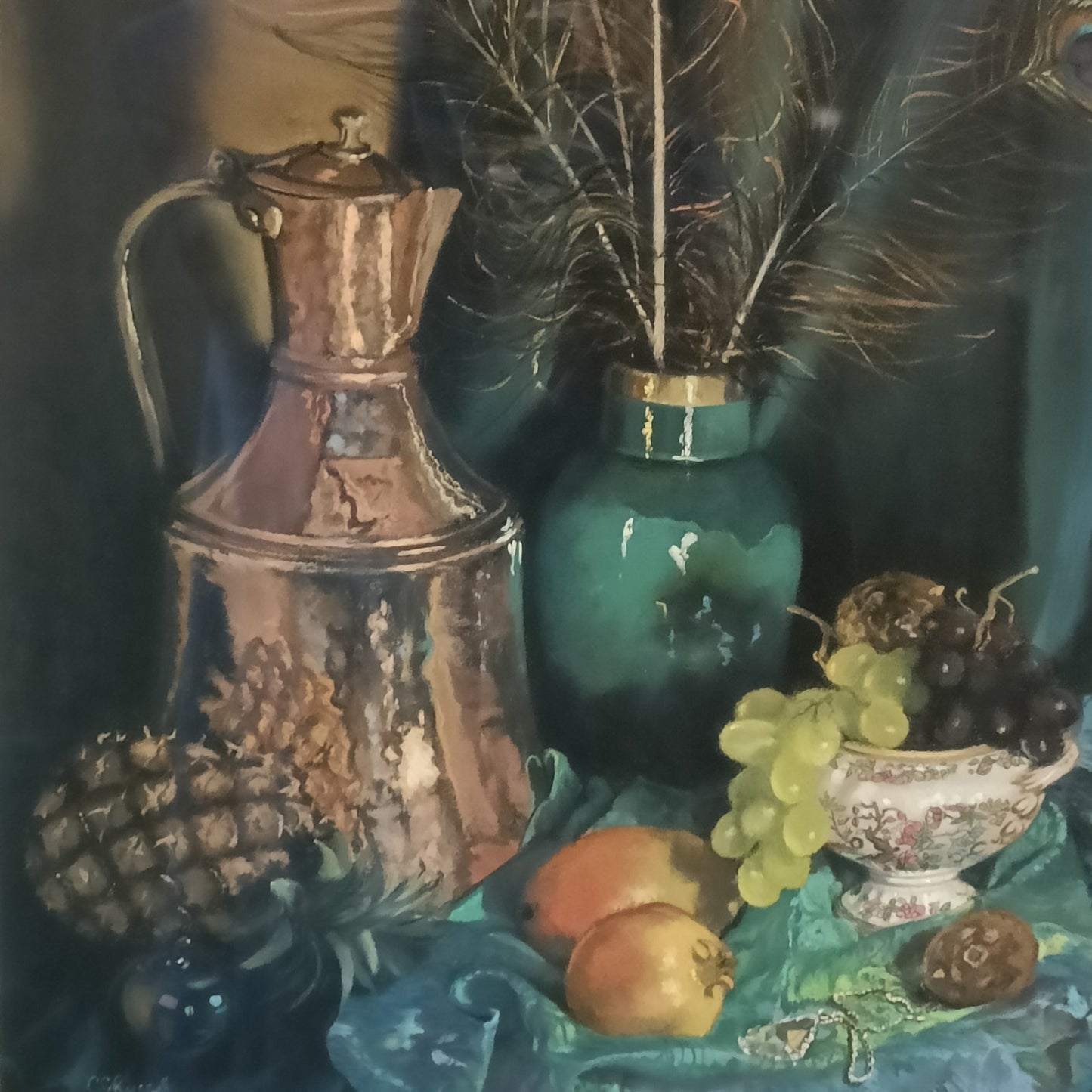 CHRISTINE G RUSSELL (b.1952) Original Pastel Still Life