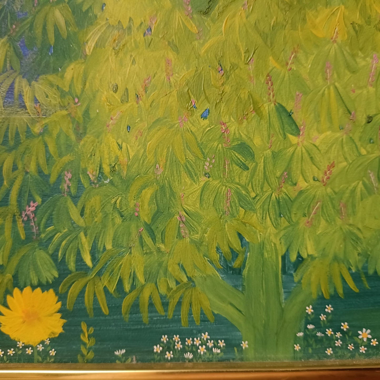 LEWIS MITCHELL (b.1938) Original Oil Painting on Board "Four Masts"