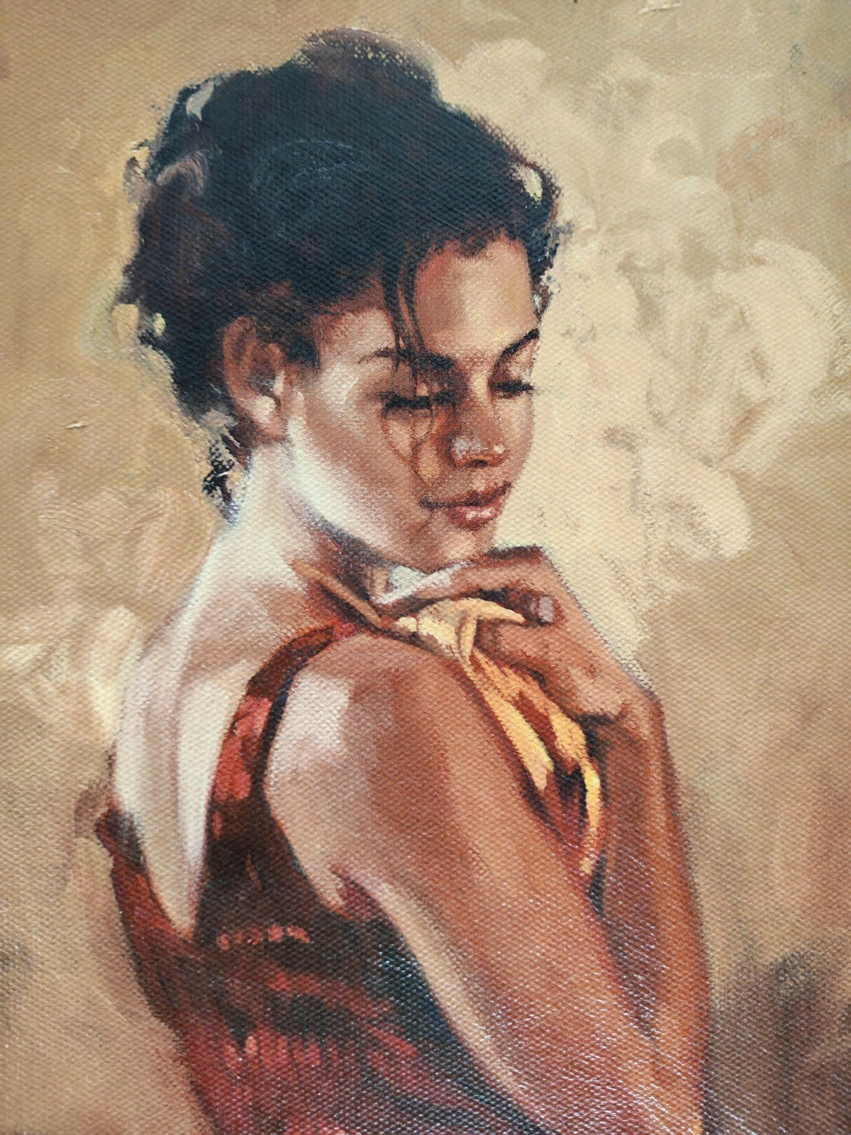 MARK SPAIN "Thoughts of you I" Framed Signed Limited Edition  Canvas 18/150