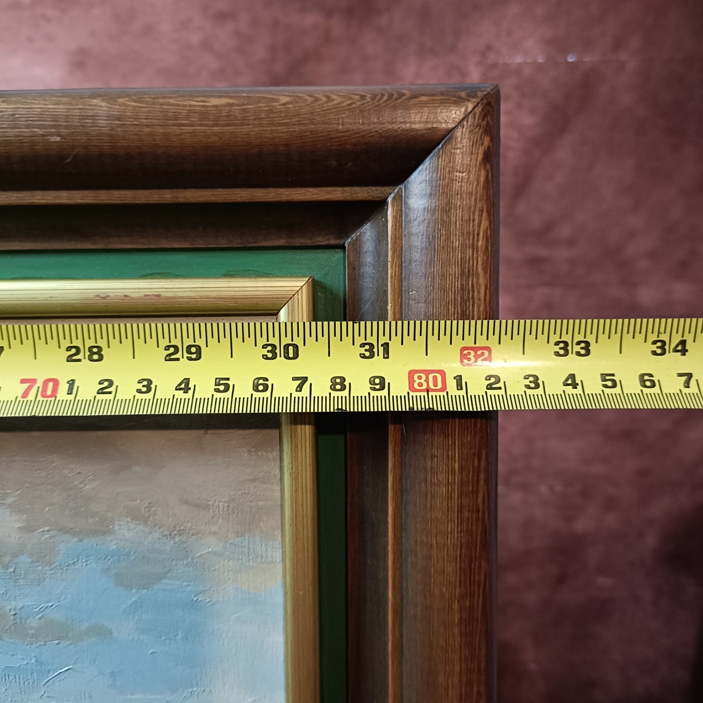 ALAN HOLTBY BROWN Original Oil Painting on board "Coverdale Abbey, Yorkshire"