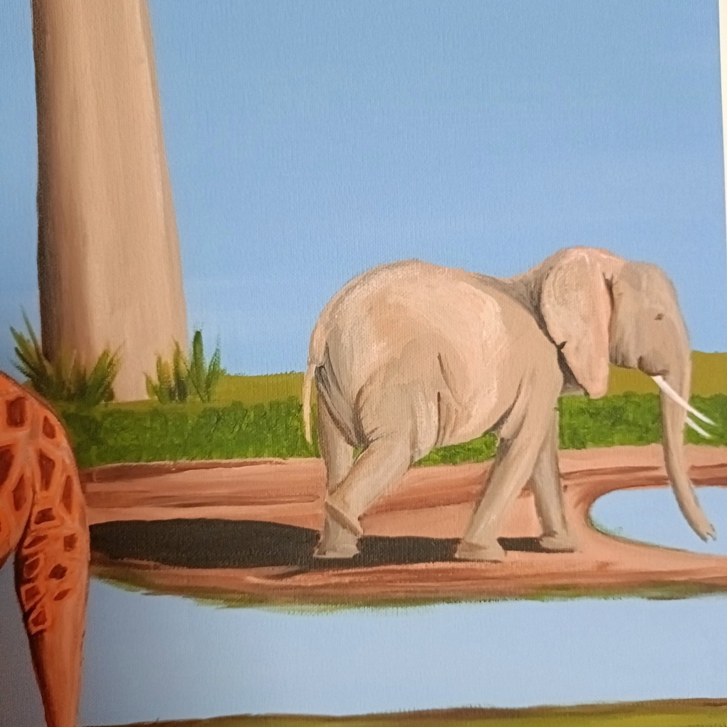 Signed Limited Edition Print "Giraffe"