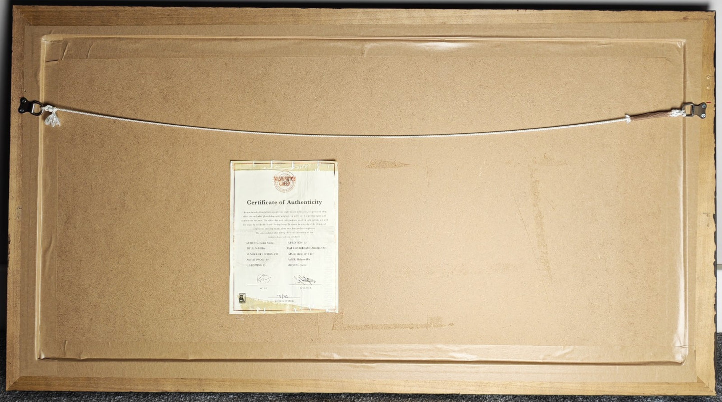 GOVINDER NAZRAN (1964–2008) Framed Signed Limited Edition “Soft Ollie” US71/95