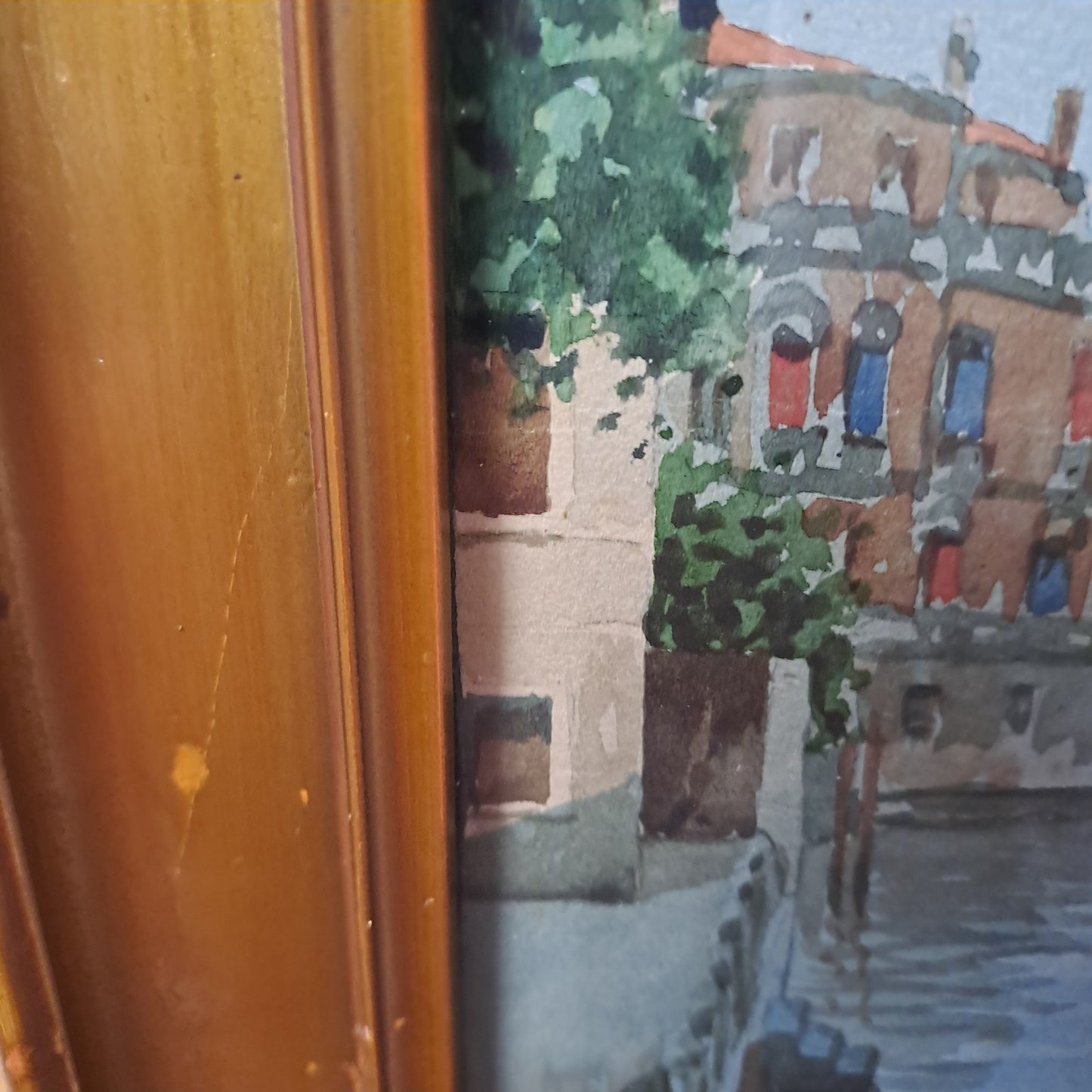 COUNTESS AGNES MINOTTO (1862-1927) Original Watercolour "Venice Scene"