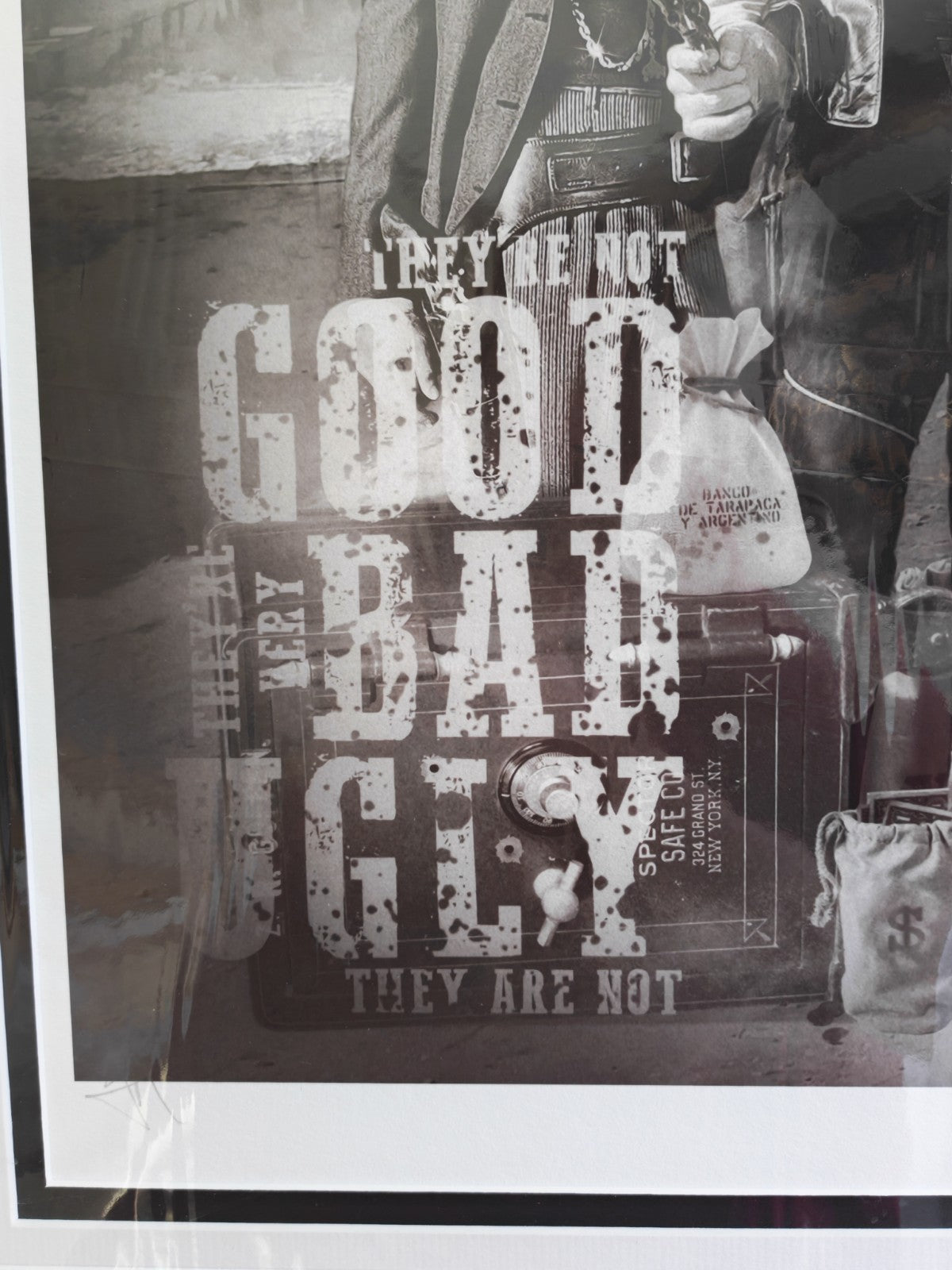 JJ ADAMS Signed Limited Edition Print "The Good, The Bad & The Ugly" 88/95