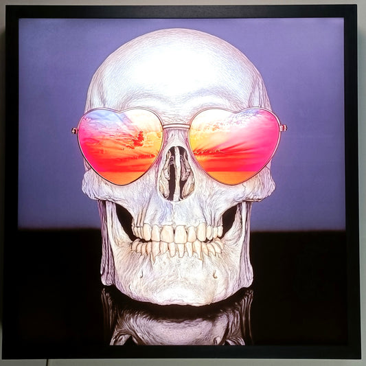 Limited edition Christopher Green Lightbox "DAYDREAMER" by Curated Treasures, featuring illuminated text on a sleek frame.