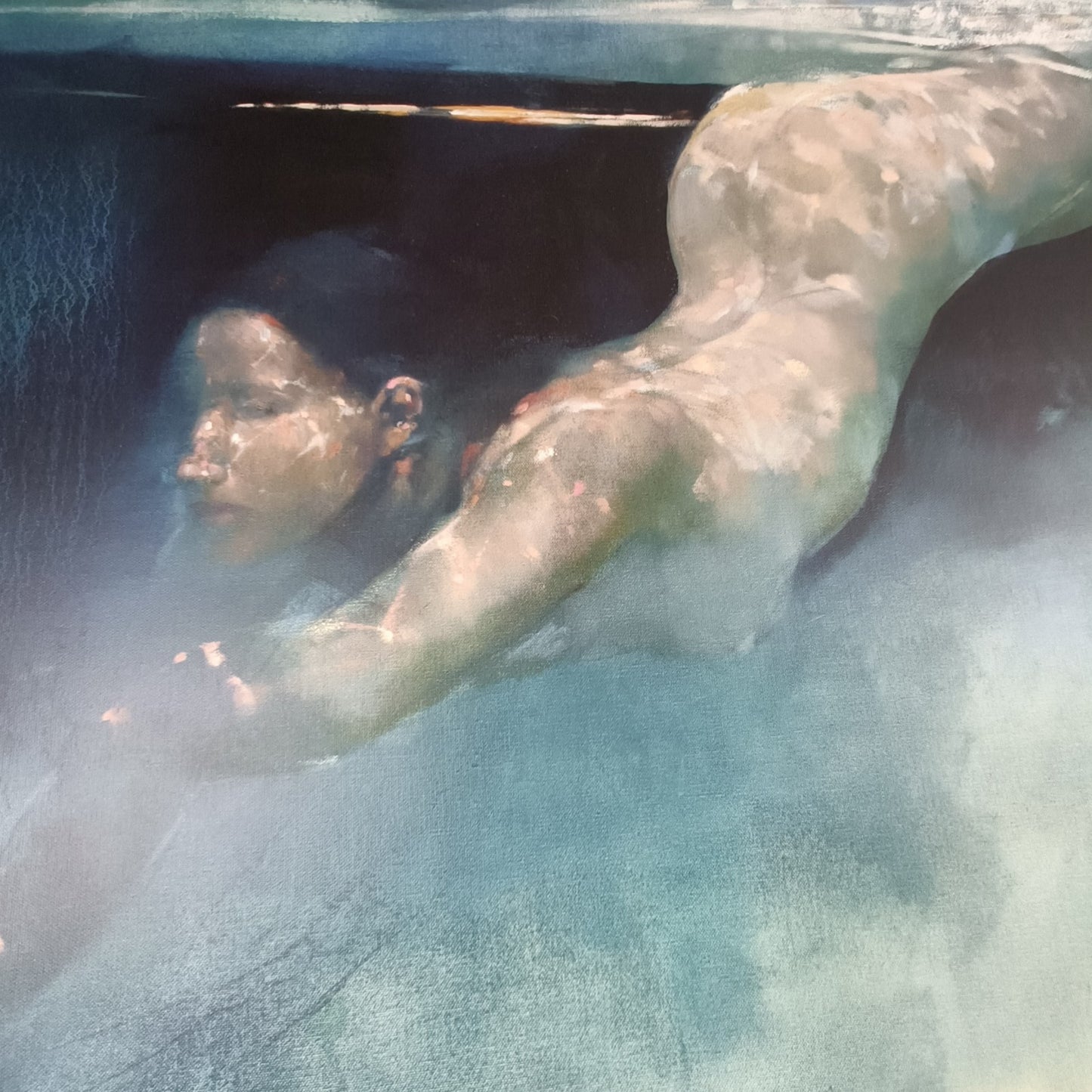 Limited edition framed print "Elements of Light" by Bill Bate, signed and numbered 38 of 95, displayed in a stylish frame.