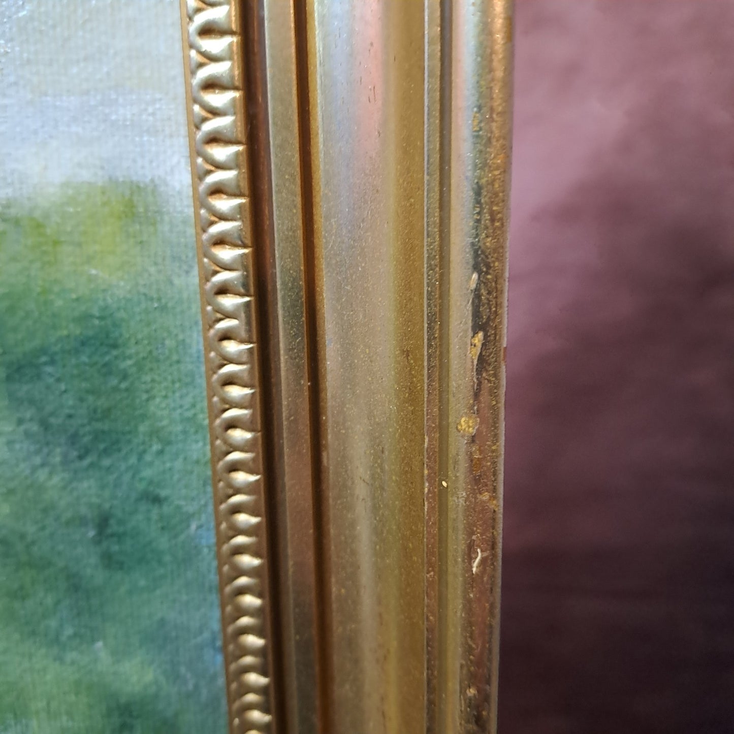 BM NEEDHAM Oil on Canvas "The Grove, Tachbrook Mallory, Leamington Spa"