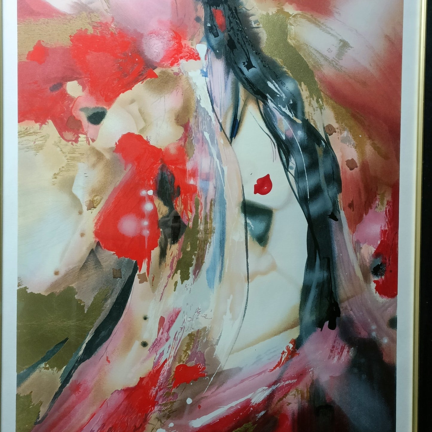 A Pair of Beautiful Abstract Females - Signed Limited Edition Print