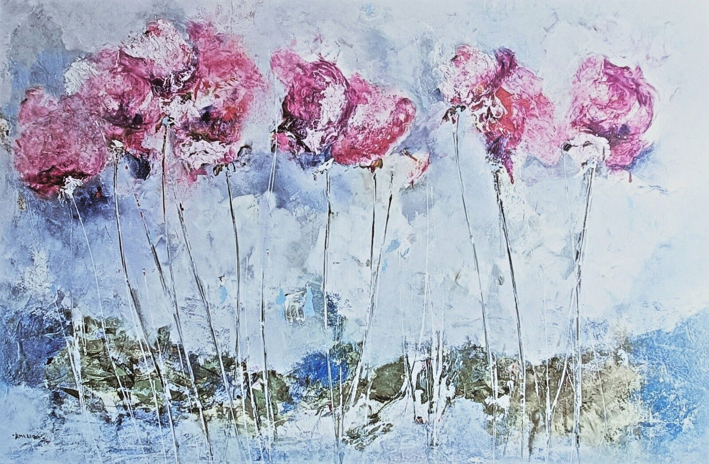 EMILIJA PASAGIC Limited Edition Embellished Print "Grace & Beauty III" 3/95