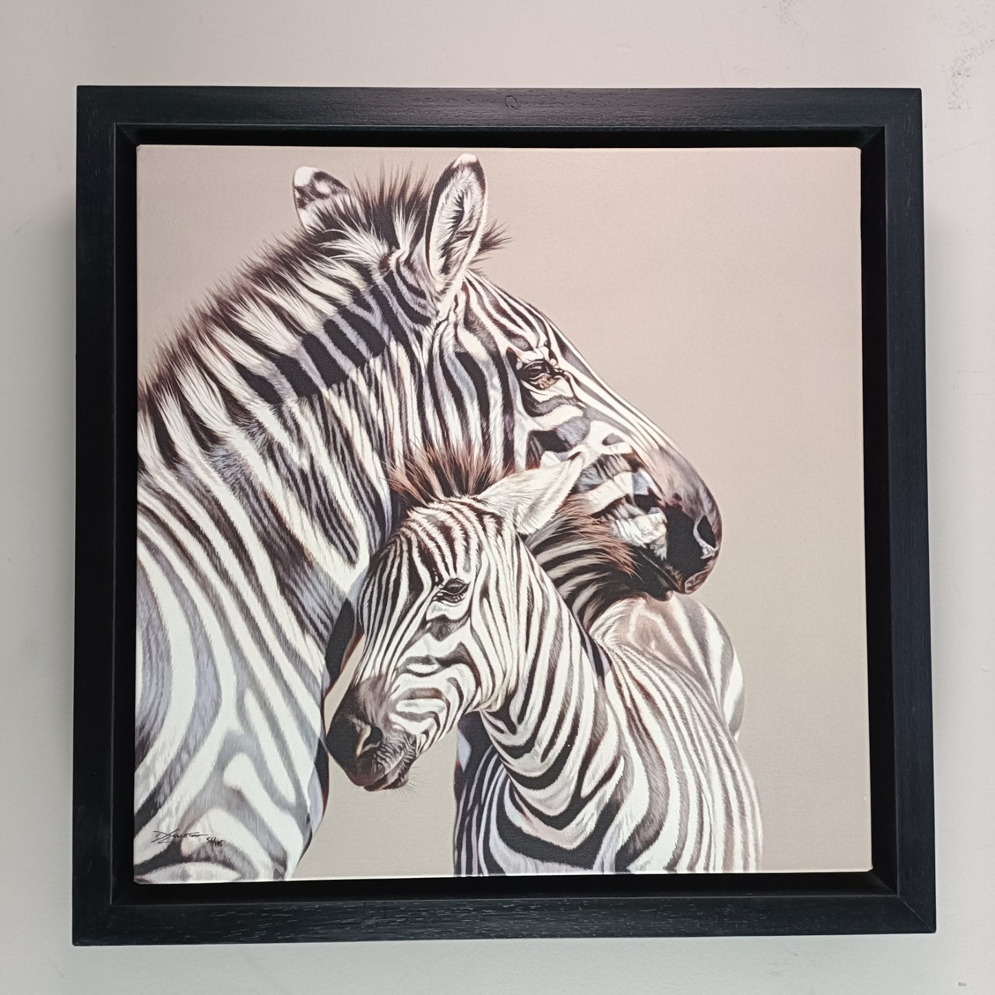 DARRYN EGGLETON (b. 1981) Framed Signed Limited Edition Canvas “Two of a Kind”