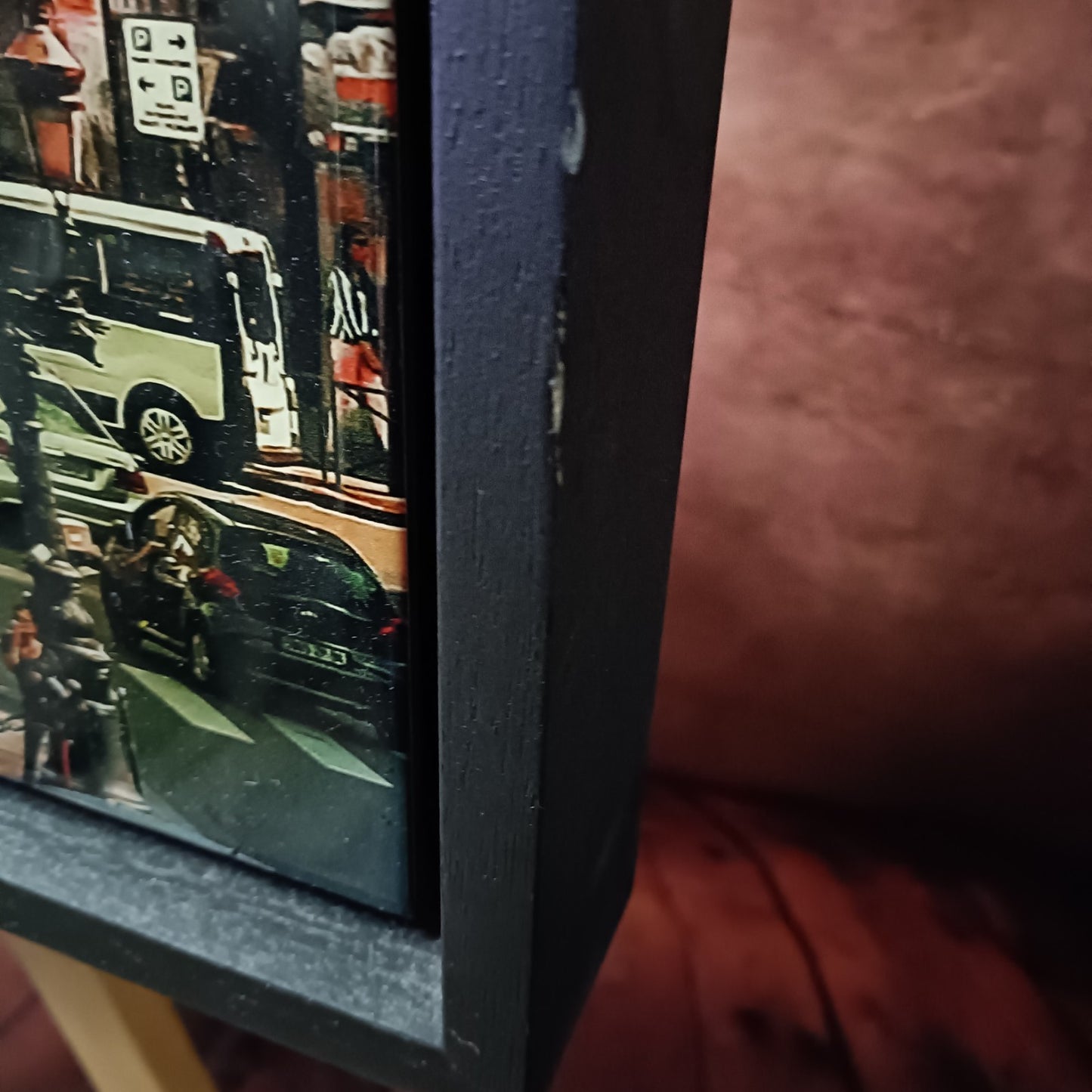 PACO RAPHAEL  Framed, Signed Original Mixed Media "C'est La Vie" Paris