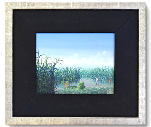 AVRIL FOREST (1959) Original Oil Painting “Plantation Workers in Sugarcane”