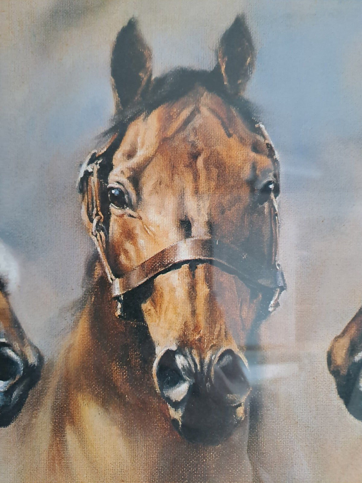 MELVYN BUCKLEY Signed Print Horse Racing "Legends Of a Lifetime"