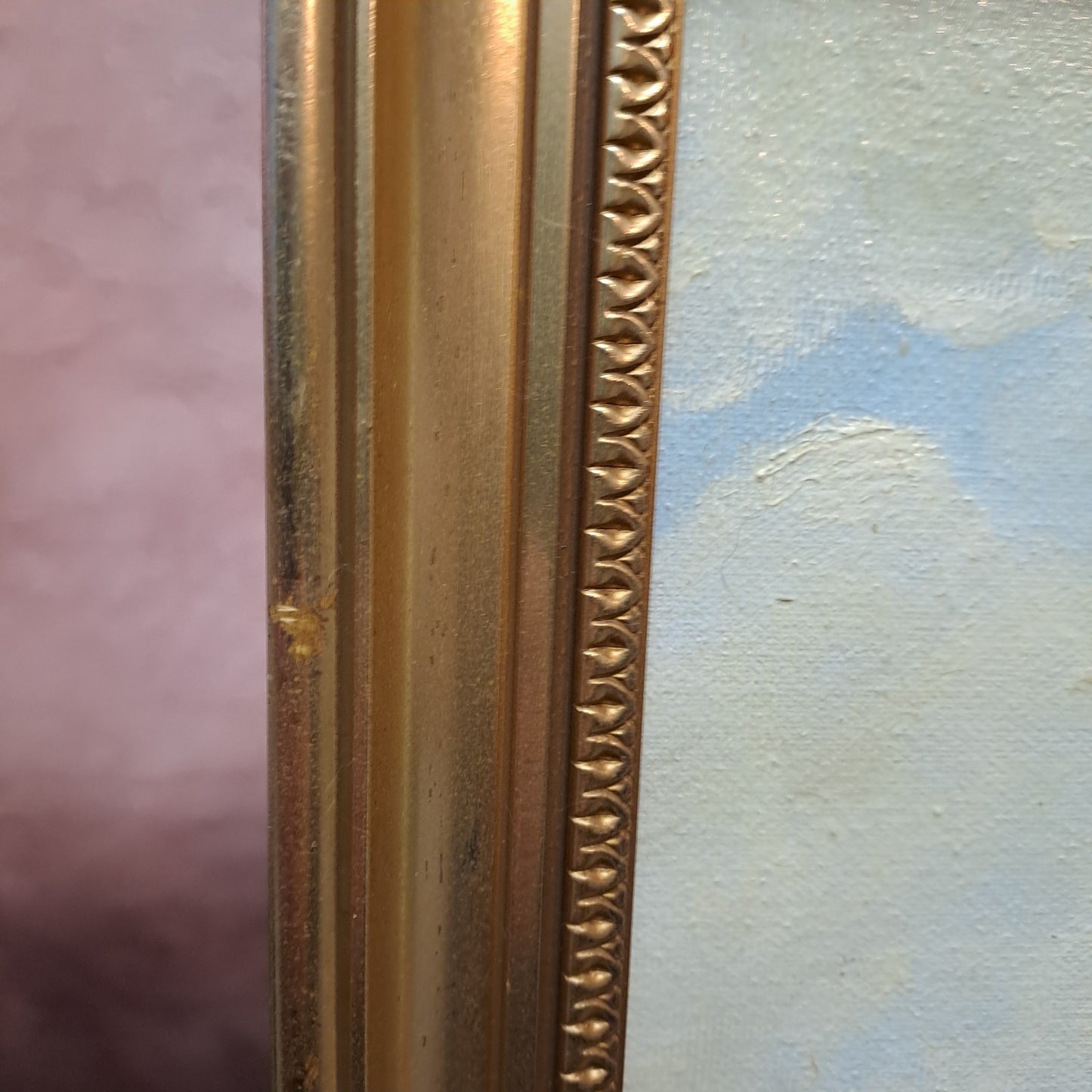 BM NEEDHAM Oil on Canvas "The Grove, Tachbrook Mallory, Leamington Spa"