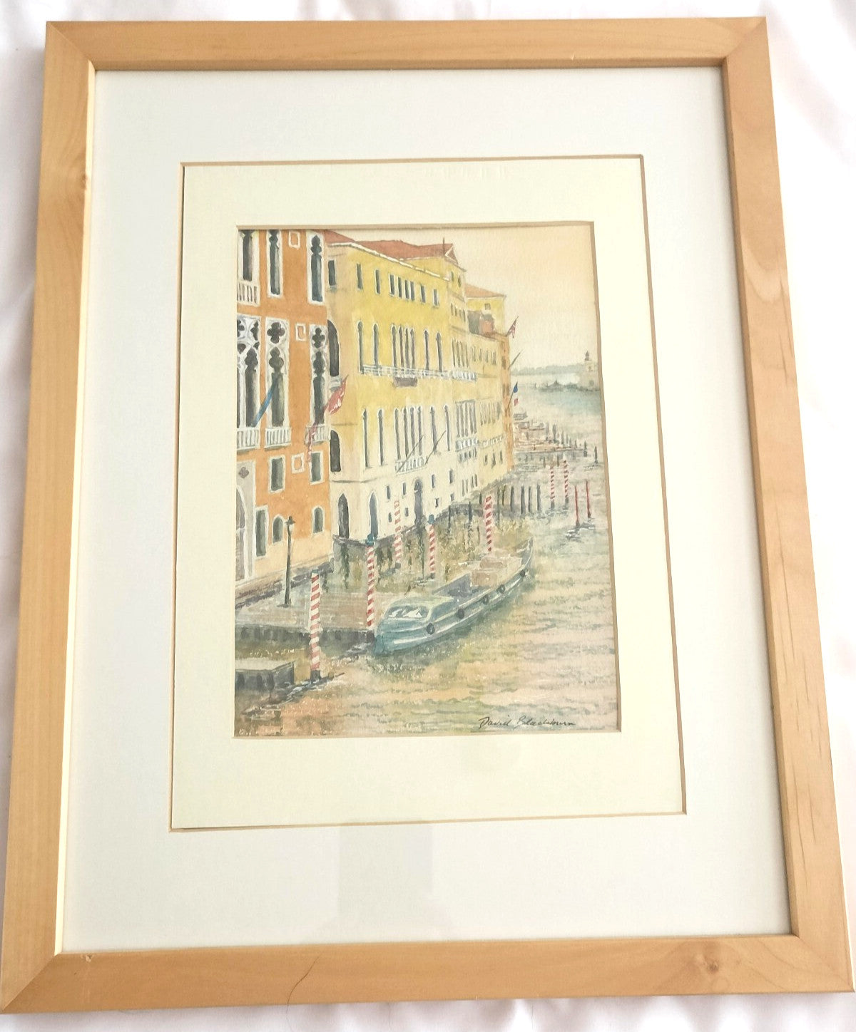 DAVID BLACKBURN Original Venetian Watercolour