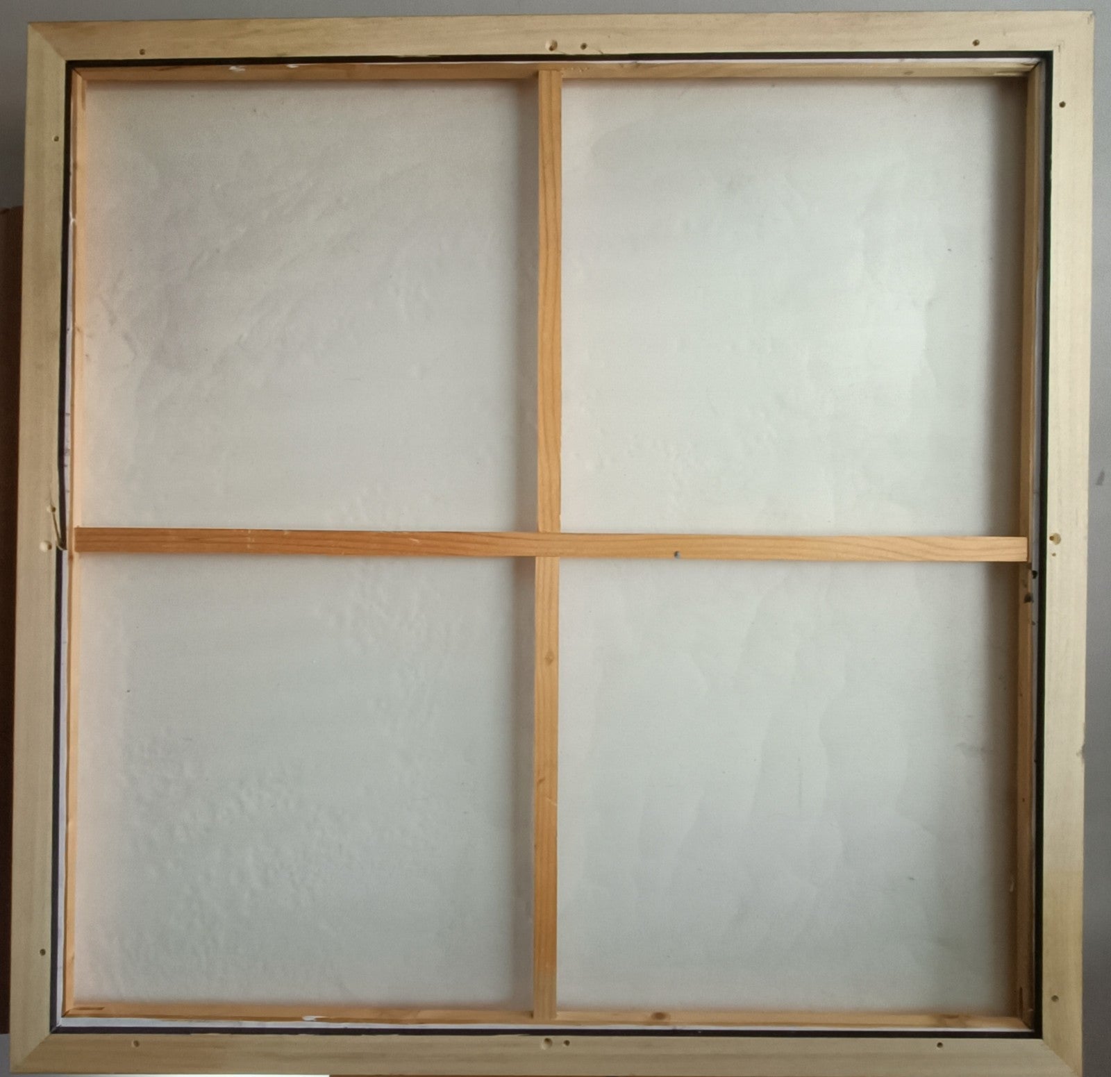 Large RAJAN SETH mixed media abstract painting titled "Blackout" featuring bold black, white, and gray strokes, by Curated Treasures.