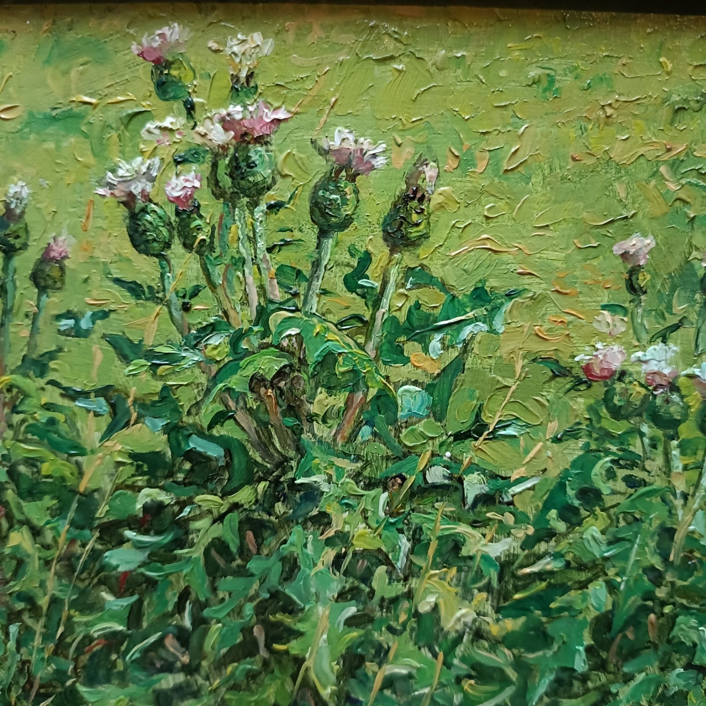 ALAN HOLTBY BROWN Original Oil Painting on board "A Yorkshire Meadow"