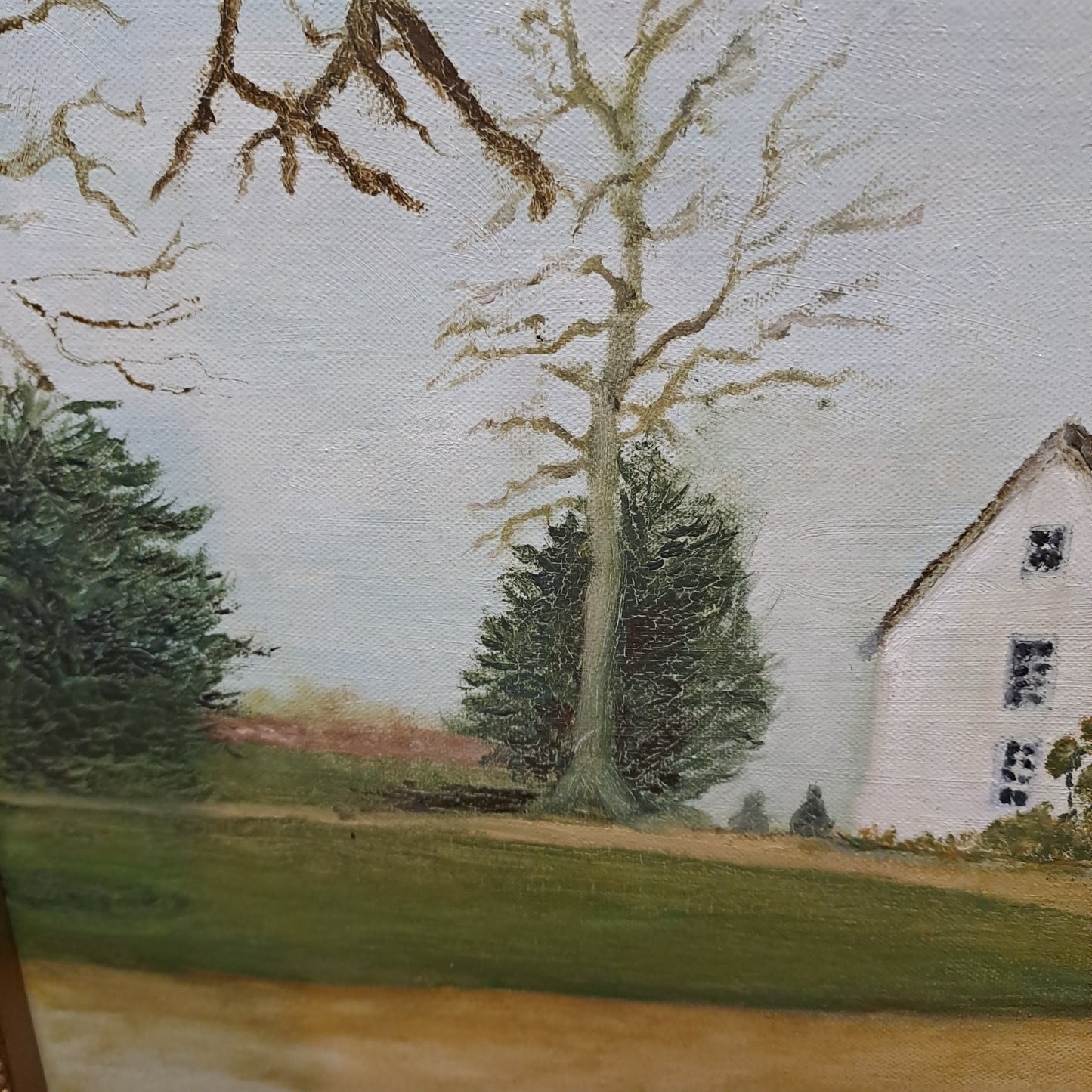 Oil on Canvas "The Grove, Tachbrook Mallory, Leamington Spa"