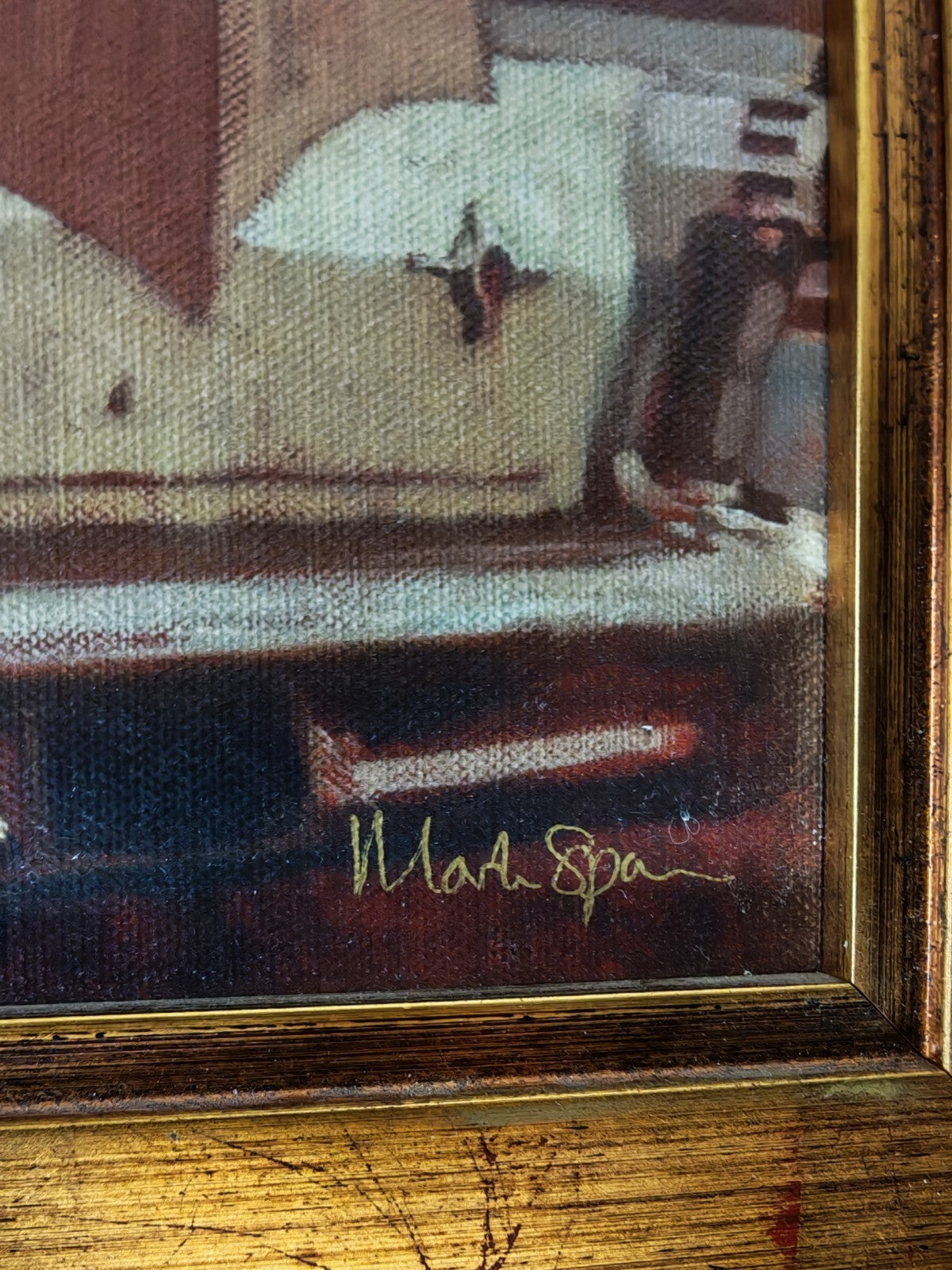 MARK SPAIN "Windswept" Signed Limited Edition Print On Canvas Framed 55/395