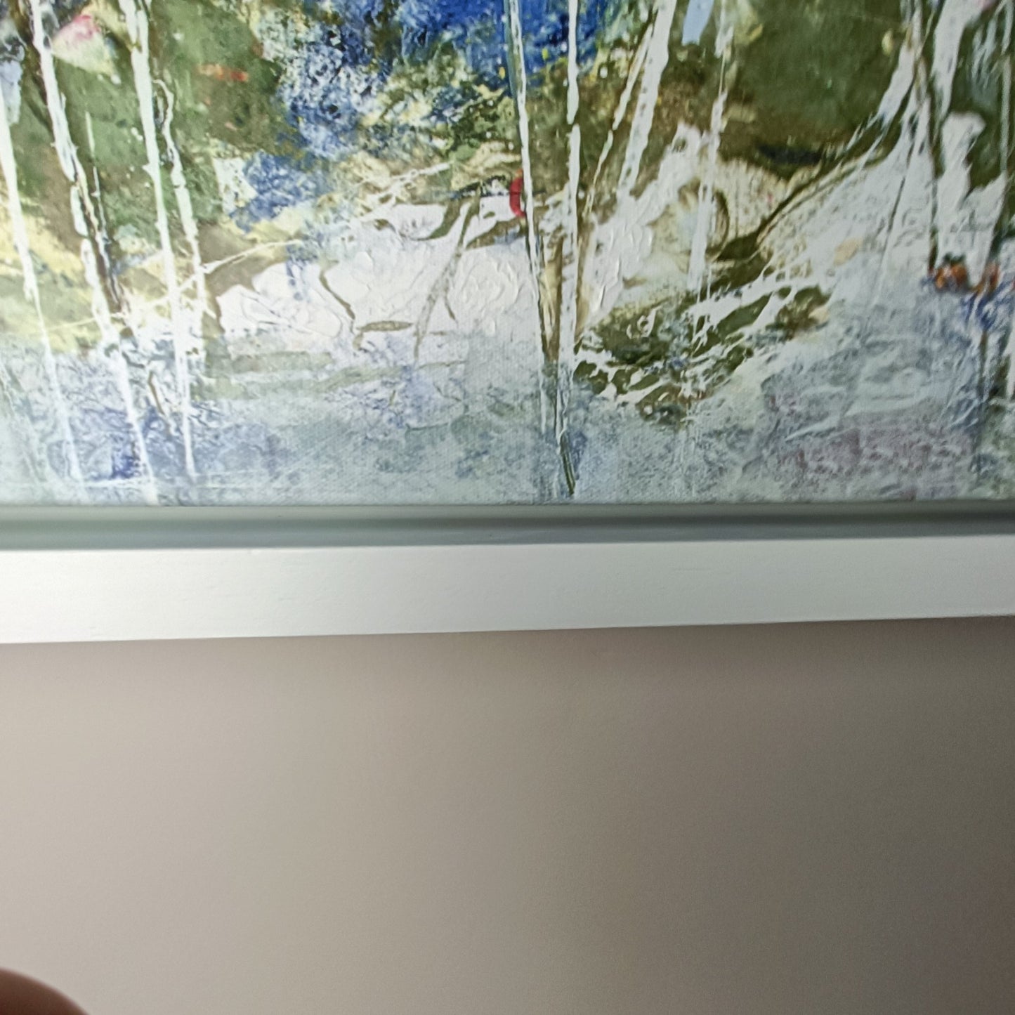 Signed framed limited edition art print "Grace And Beauty III" by Emiliya Pasagic, numbered 9 of 95, displayed in a sleek frame.