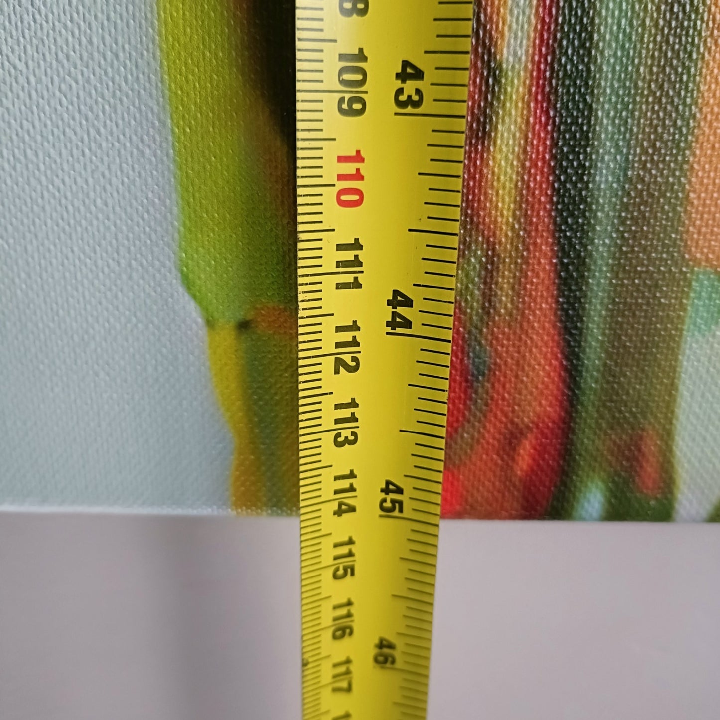 Large signed canvas print of Peter Koenig's "Pirou" artwork, featuring vibrant colors and intricate brushwork.