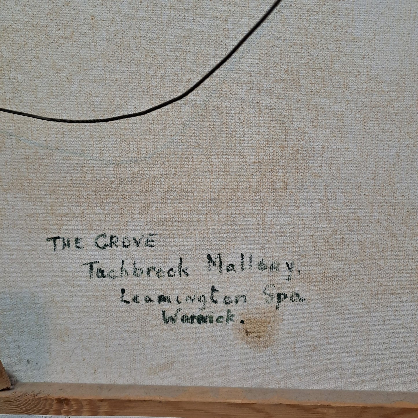 BM NEEDHAM Oil on Canvas "The Grove, Tachbrook Mallory, Leamington Spa"