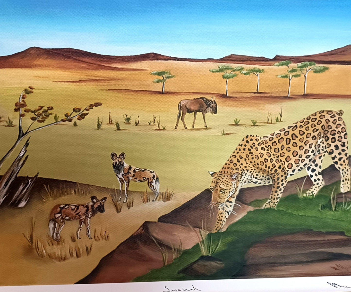 Signed Limited Edition Print "Savannah"