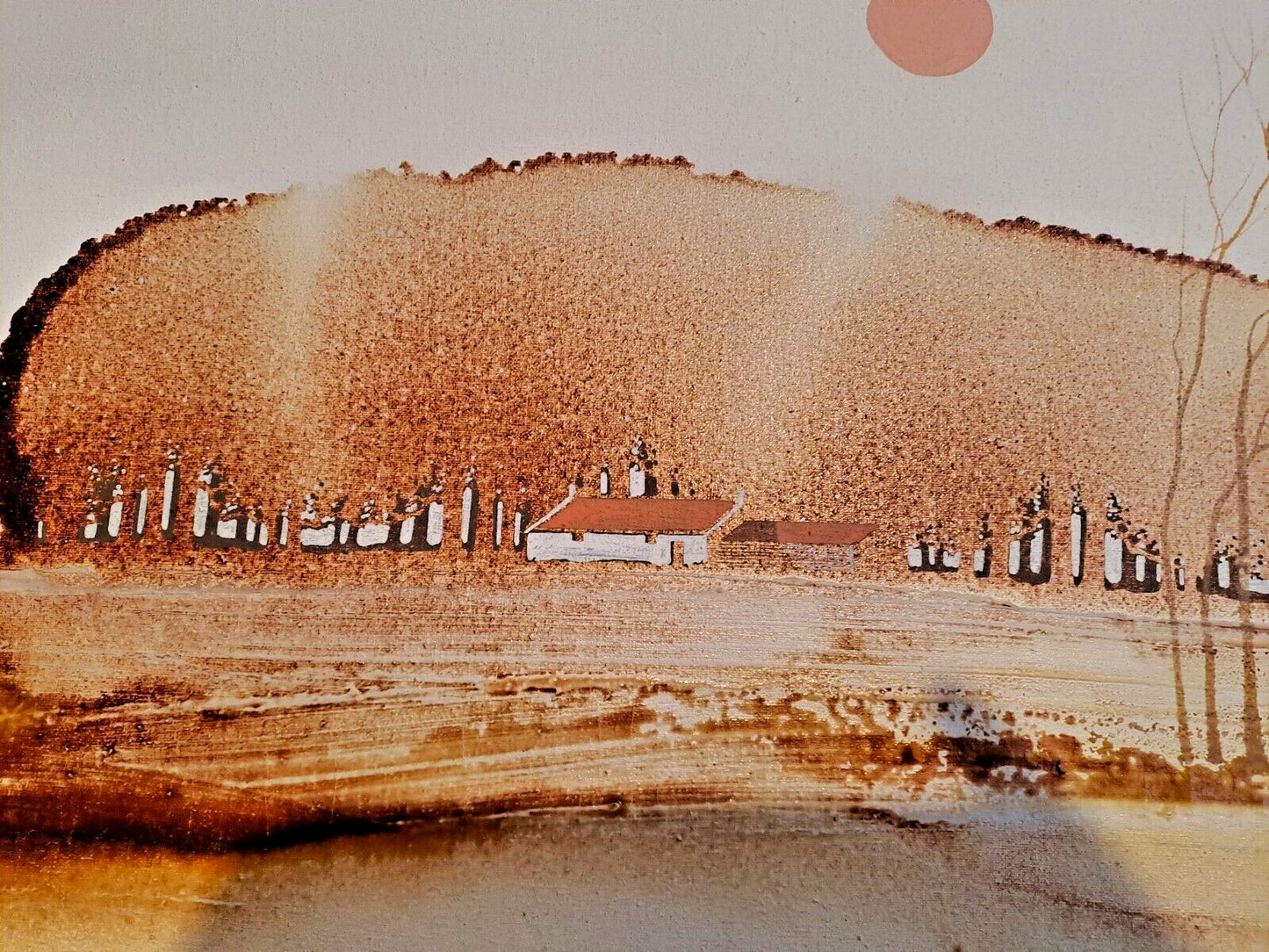 RICHARD AKERMAN Original Oil on Canvas Cottage Landscape