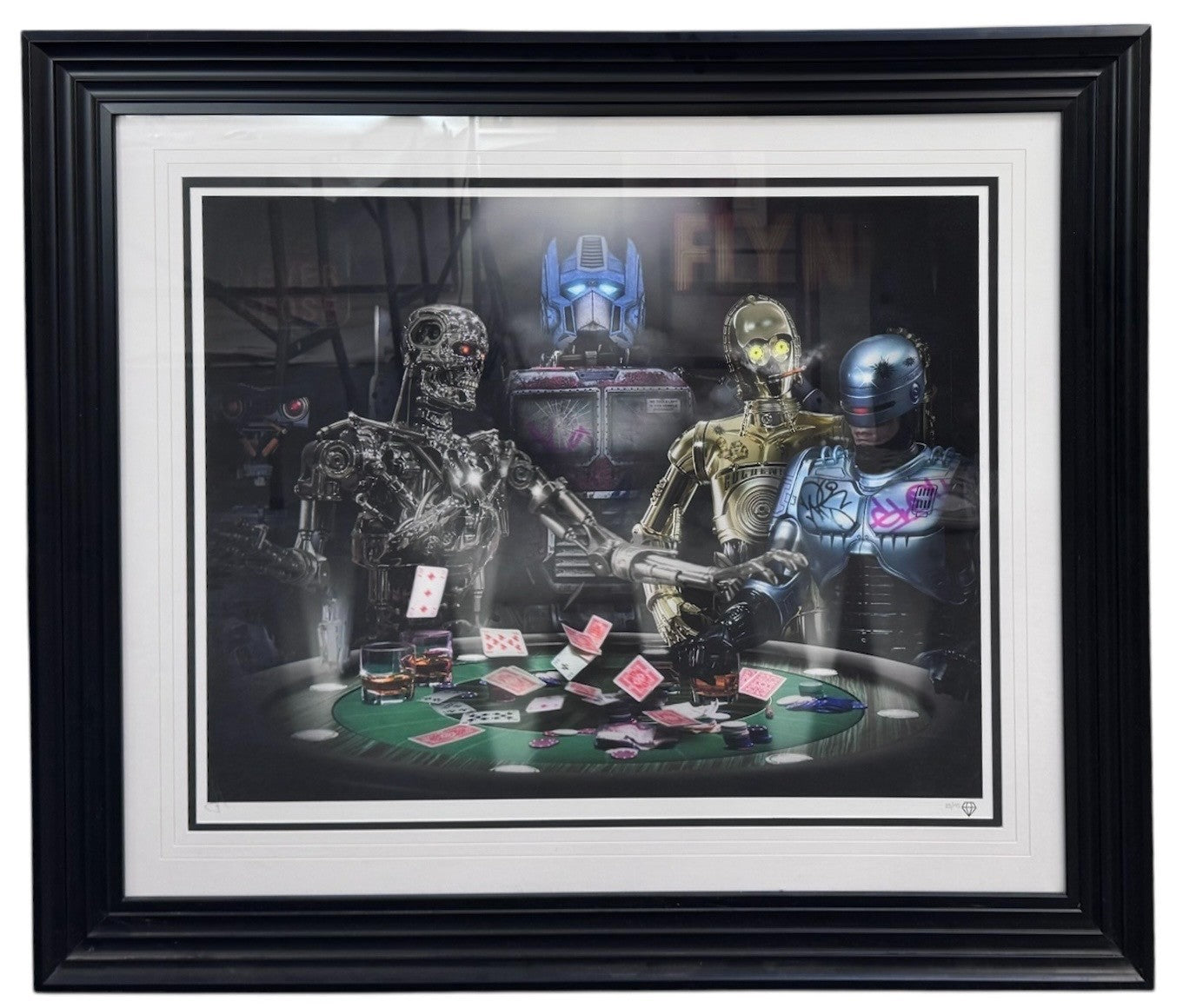 JJ ADAMS Limited Edition Print "Droids Playing Poker" 23/195