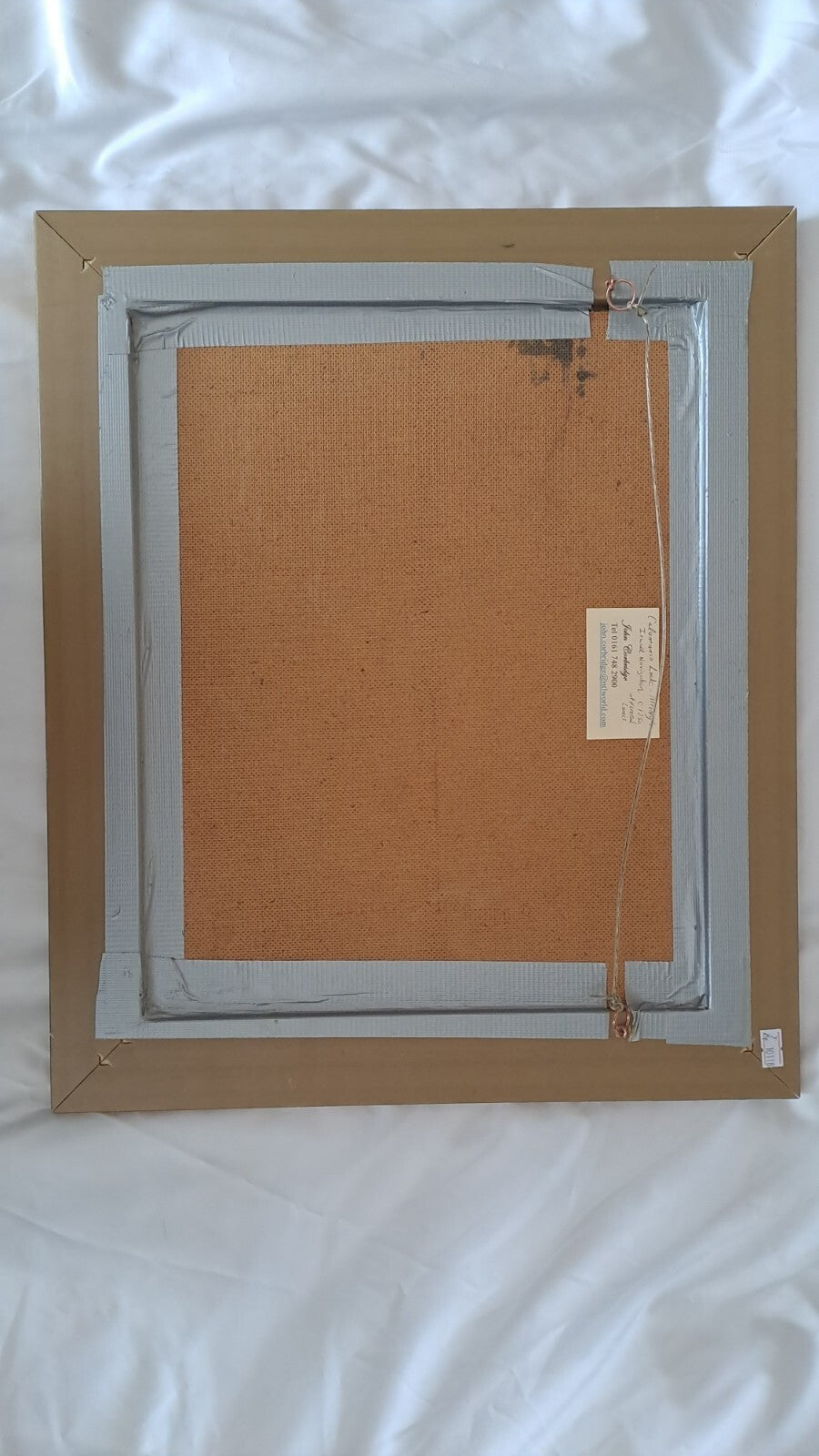 JOHN CORBRIDGE Original Oil on Board "Calamanco Lock"