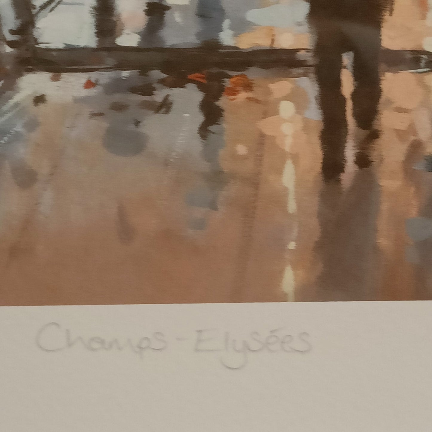 HENDERSON CISZ Signed Limited Edition Print "Champs Elysees" 124/295