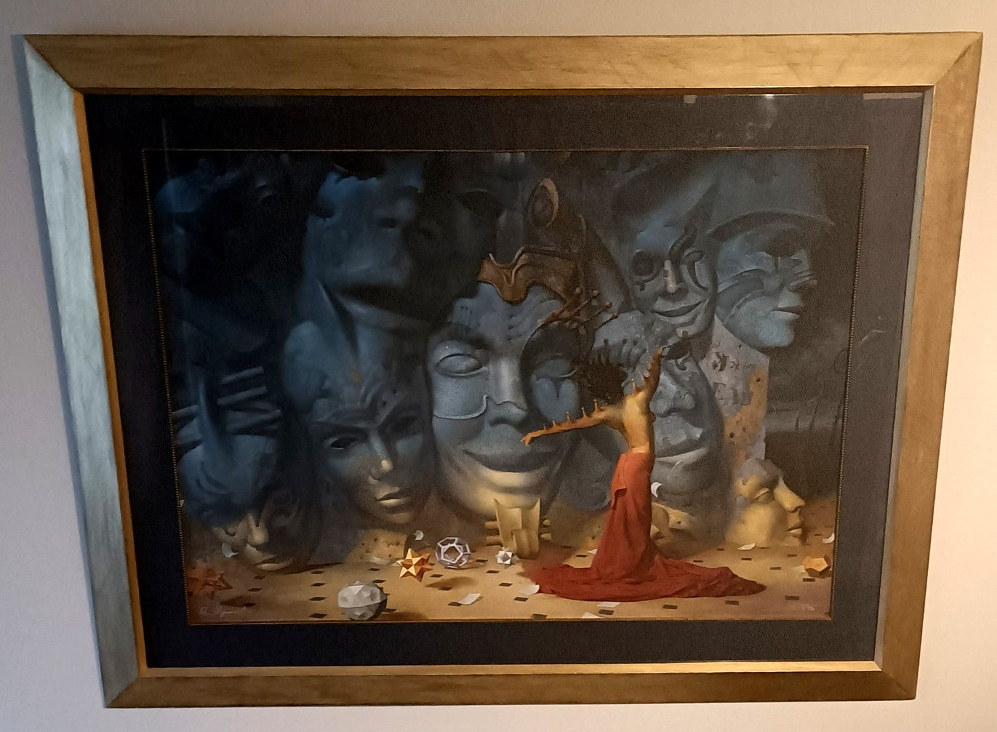 GIL BRUVEL (b.1959) Huge Framed Signed Limited Edition "Remembrance" 6/250