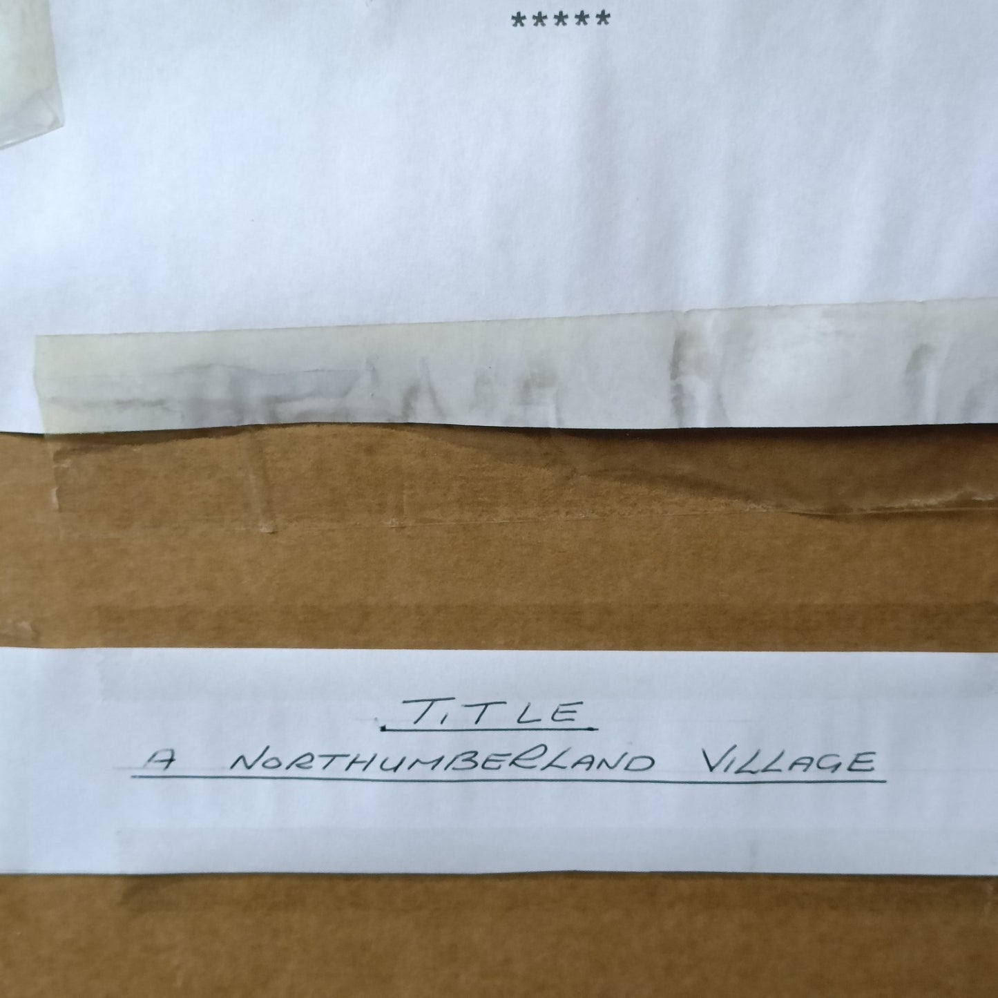 WILLIAM FERGIE (1893-1971) Framed Original Watercolour- A Northumberland Village