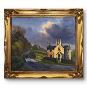 JACK RUSSELL (b.1963) "Plough Cottage" Signed Framed Original Oil Painting