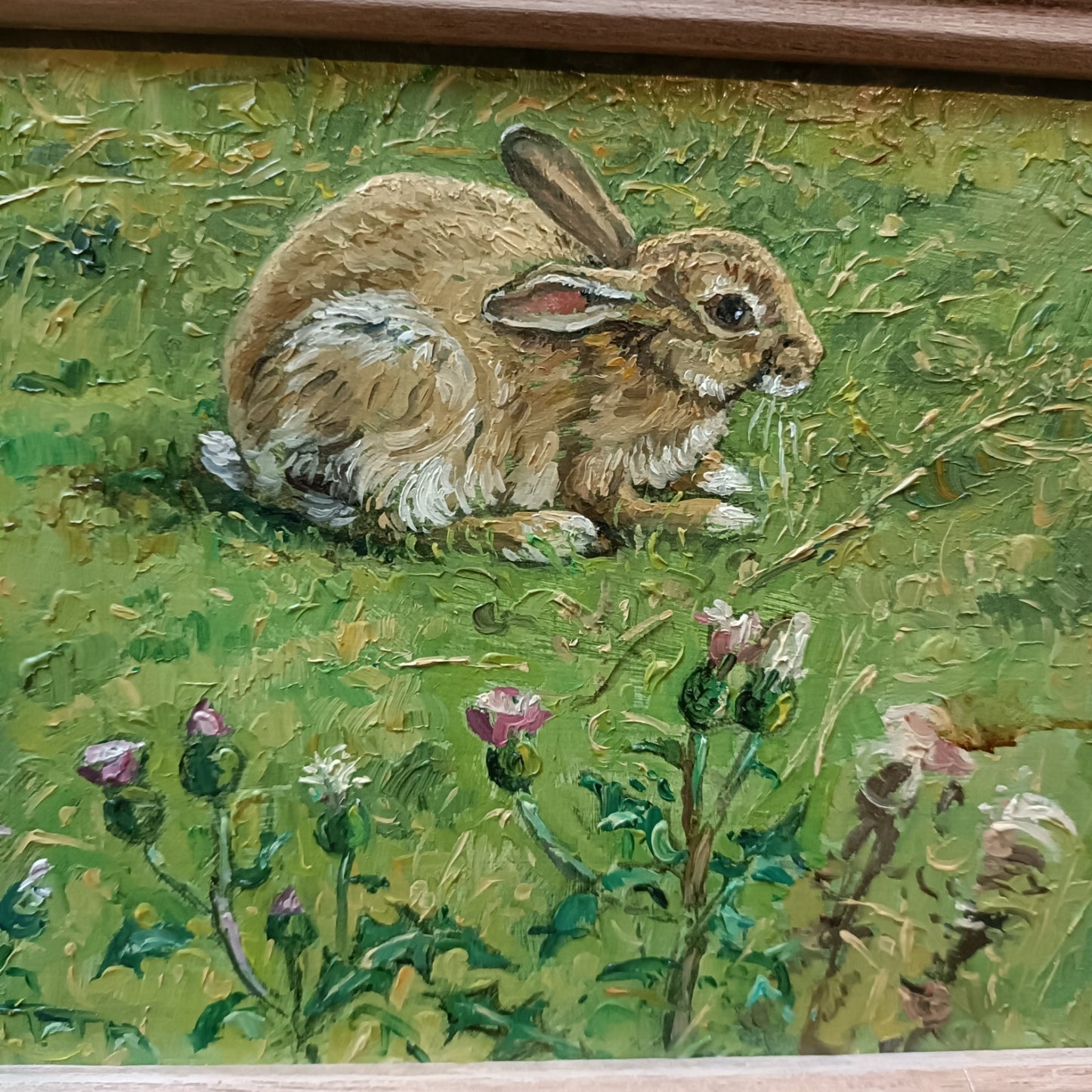 ALAN HOLTBY BROWN Original Oil Painting on board "A Yorkshire Meadow"