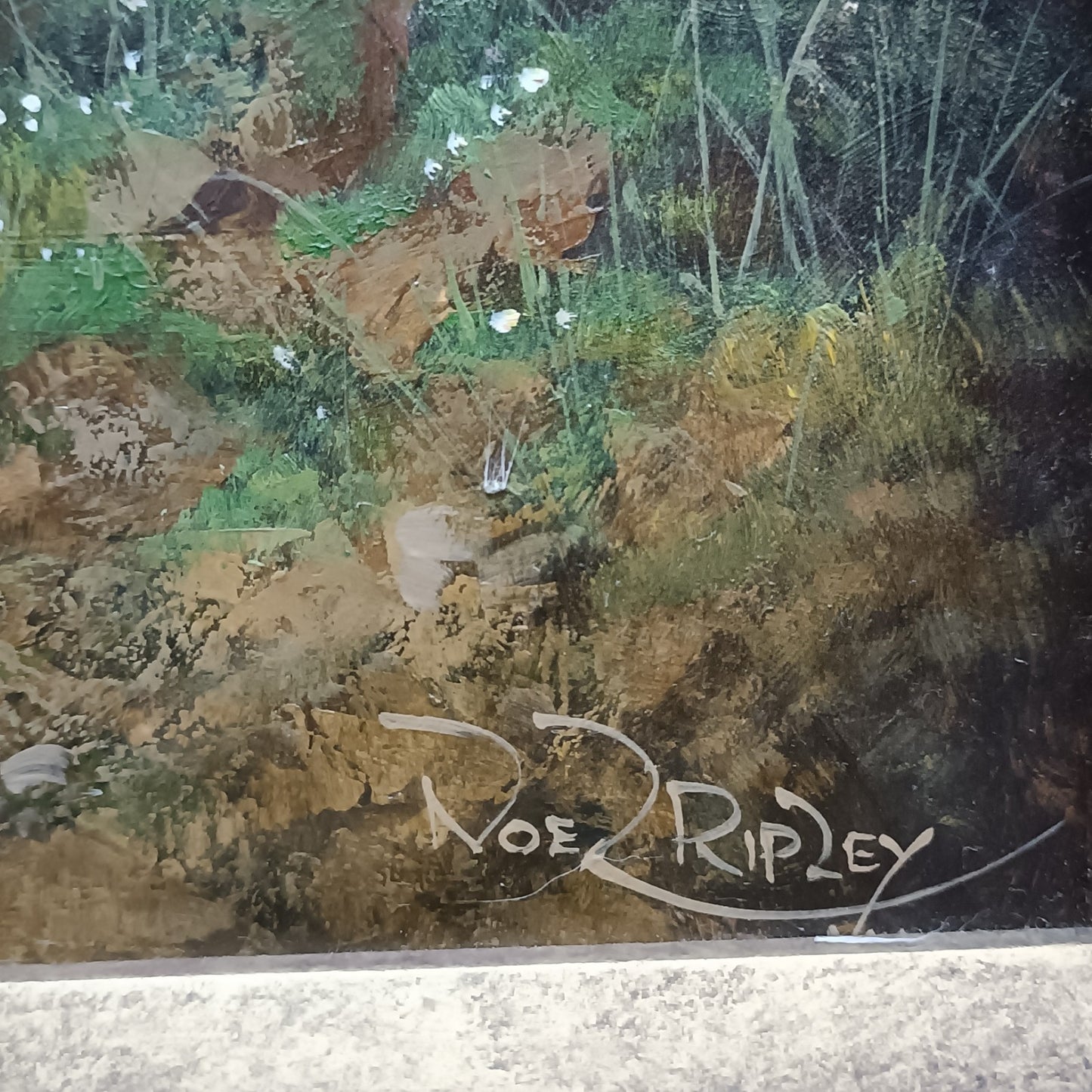 NOËL RIPLEY (b.1944) Signed Framed Original Oil Painting Haymaking