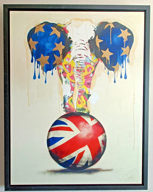 DOM PATTINSON Signed Artist Proof 4/25 "On The March" framed with COA