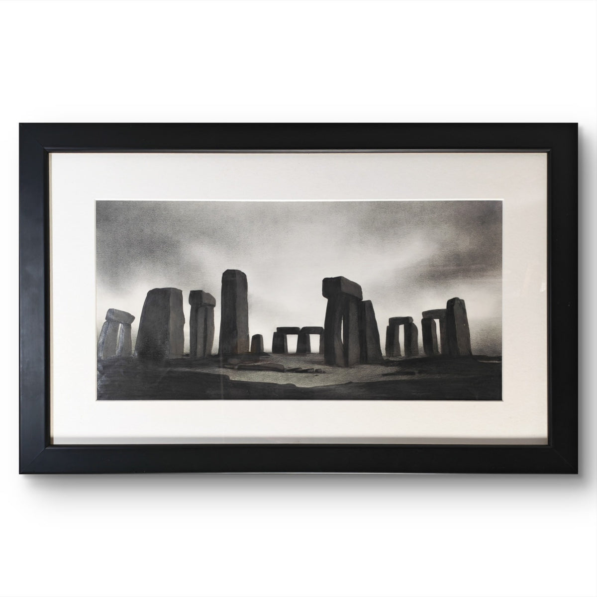 MARC GRIMSHAW "Stonehenge" Framed Signed Original Pencil drawing