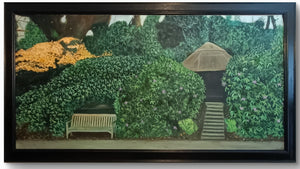 WOLFF Signed Framed Oil Painting "Doctor Samuel Johnson's Summer House, Kenwood"