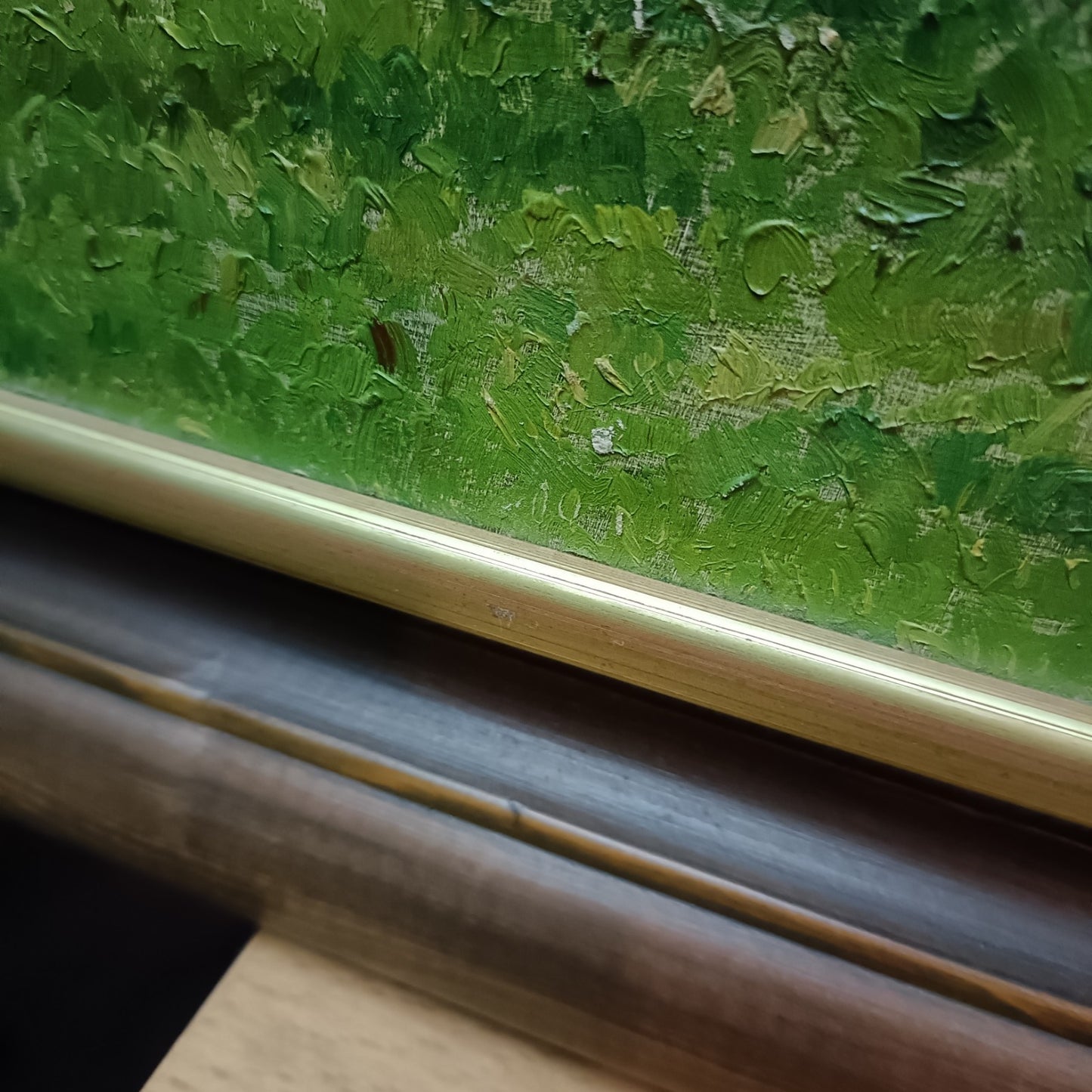 ALAN HOLTBY BROWN Original Oil Painting on board "Coverdale Abbey, Yorkshire"