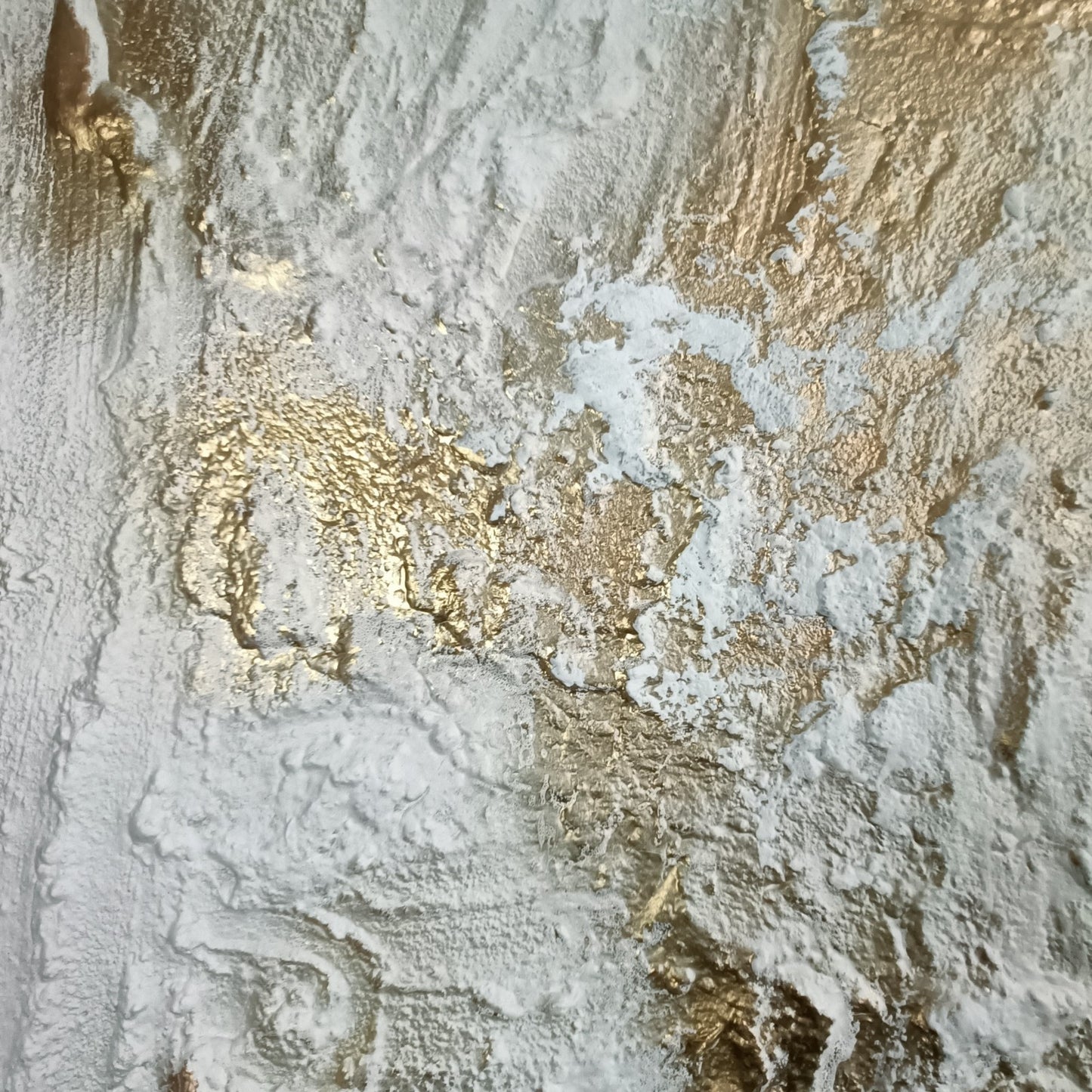 Large original mixed media abstract painting "Ellipse" by Rajan Seth, featuring vibrant colors and dynamic shapes on canvas.