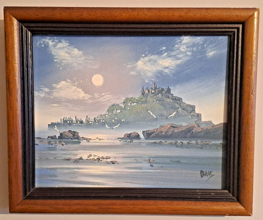 DAVID OWENS DYER - Original Oil Painting - "St Michaels Mount", Cornwall