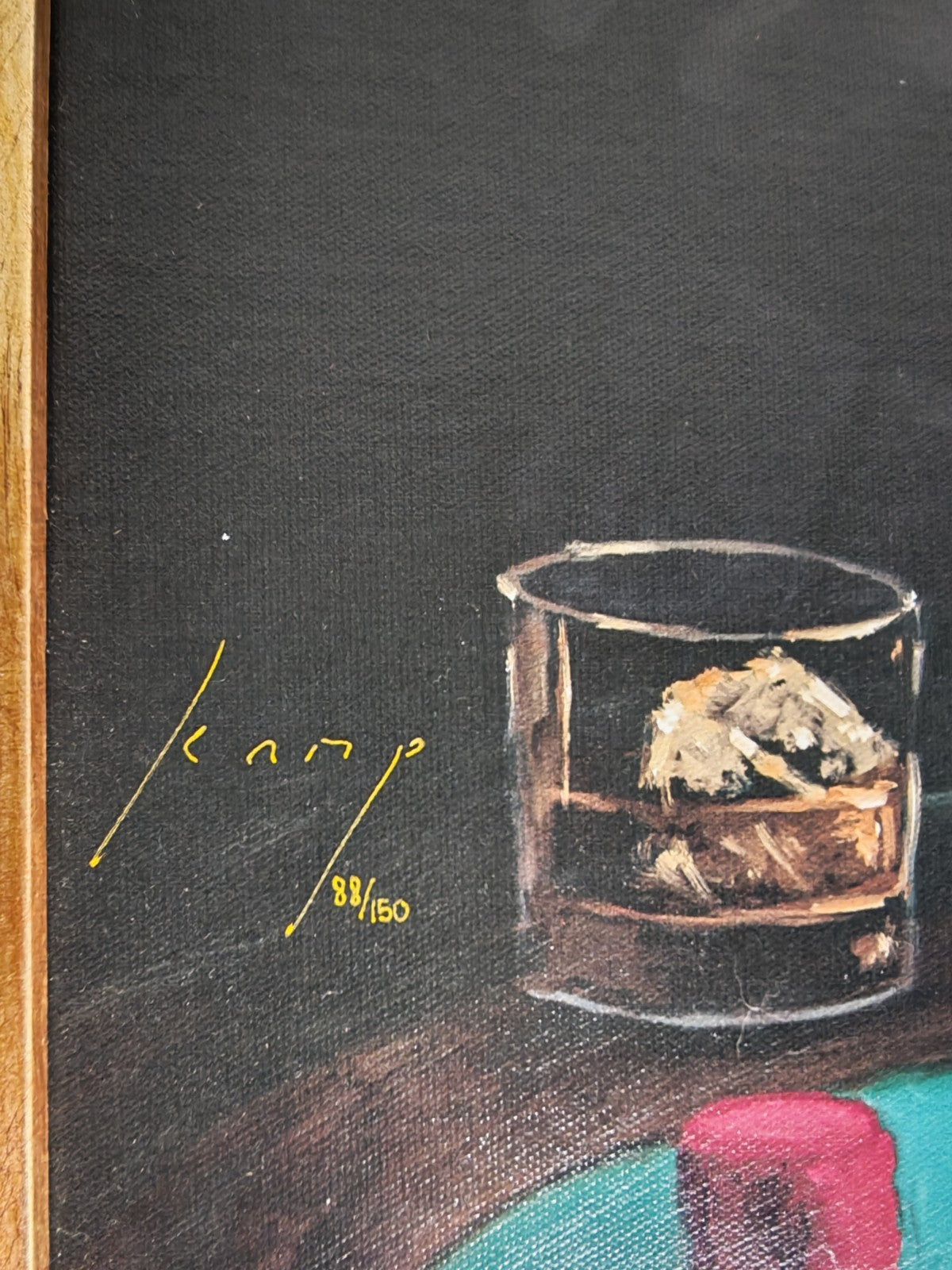 VINCENT KAMP "Antoine’s Last Move" Limited Edition Canvas on Board 88/150