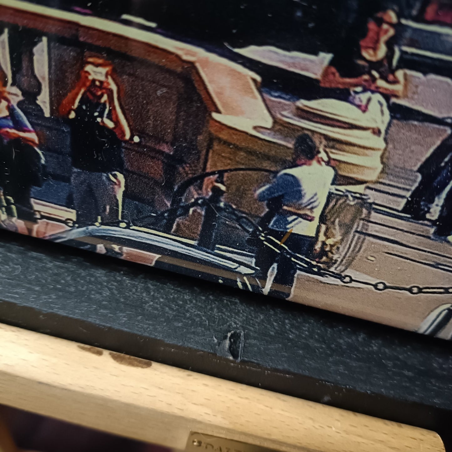 PACO RAPHAEL  Framed, Signed Original Mixed Media "C'est La Vie" Paris