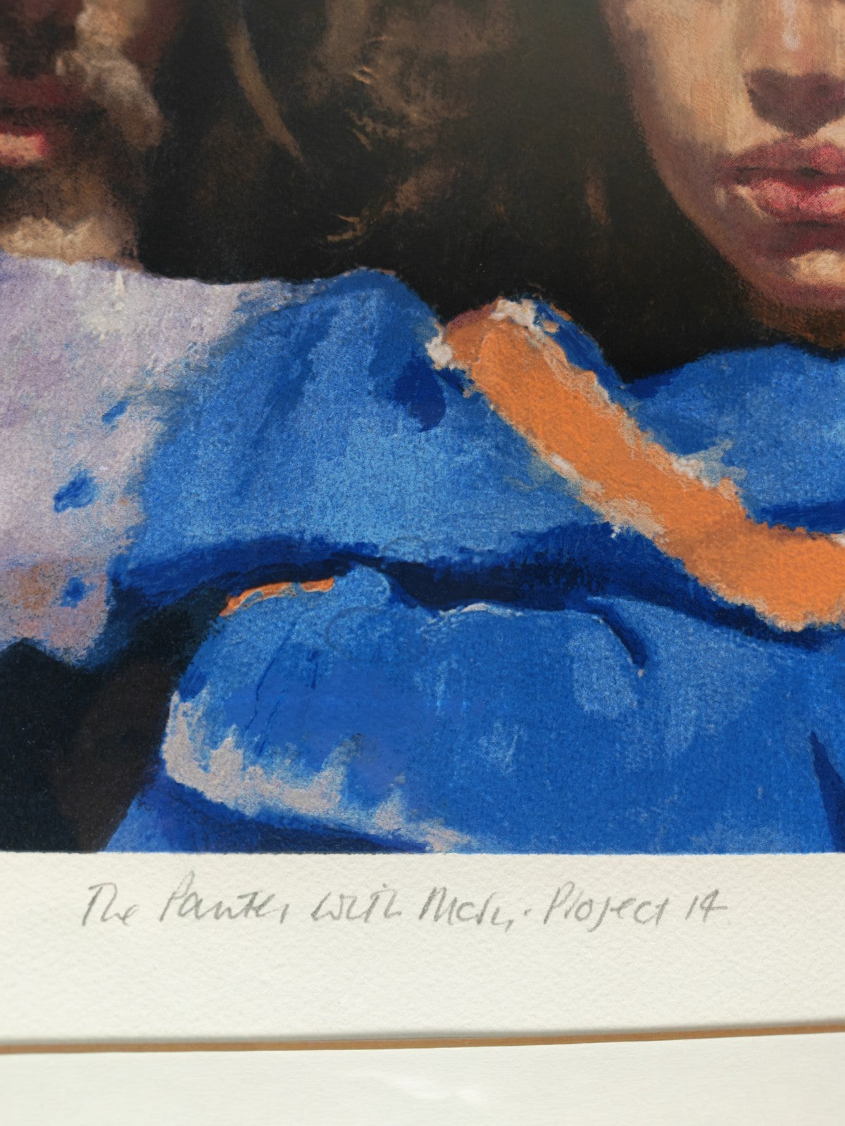 ROBERT LENKIEWICZ "Paper Crowns aka The Painter With Mary" Signed Limited Edition 134/250